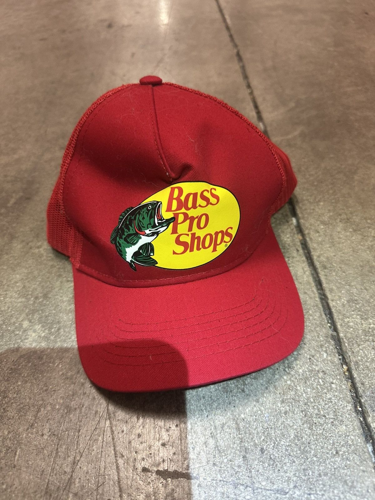 Bass Pro Shops Red Bass Pro Shops Hat - Snapback Size ONE SIZE - 1 Thumbnail