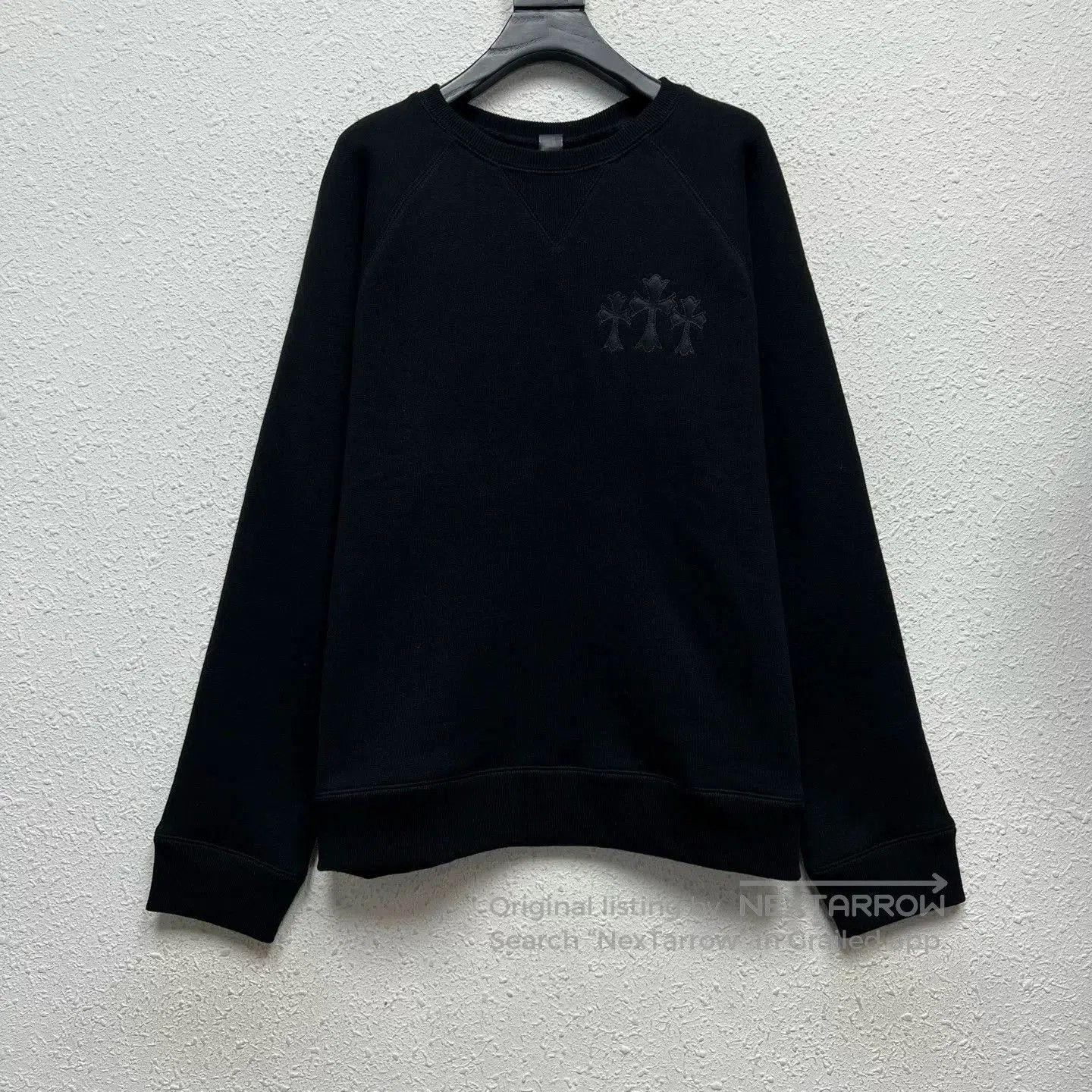 Chrome Hearts Chrome Hearts Black Cross Embroidered Sweatshirt. Size US L / EU 52-54 / 3 - 1 Thumbnail