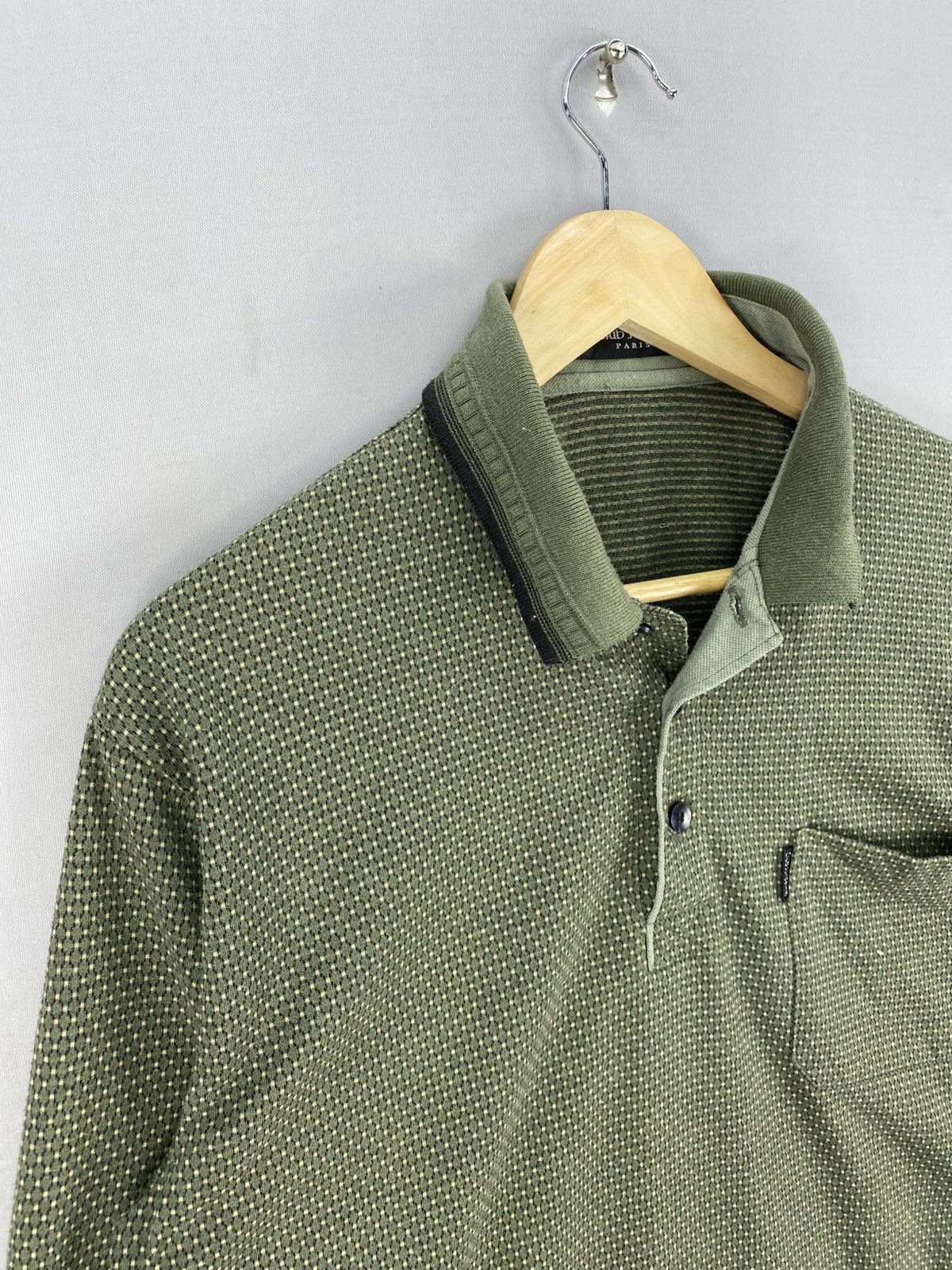Japanese Brand Vintage 90’s Club Jurdain Paris Polo Shirt Long Sleeve Size US S / EU 44-46 / 1 - 2 Thumbnail