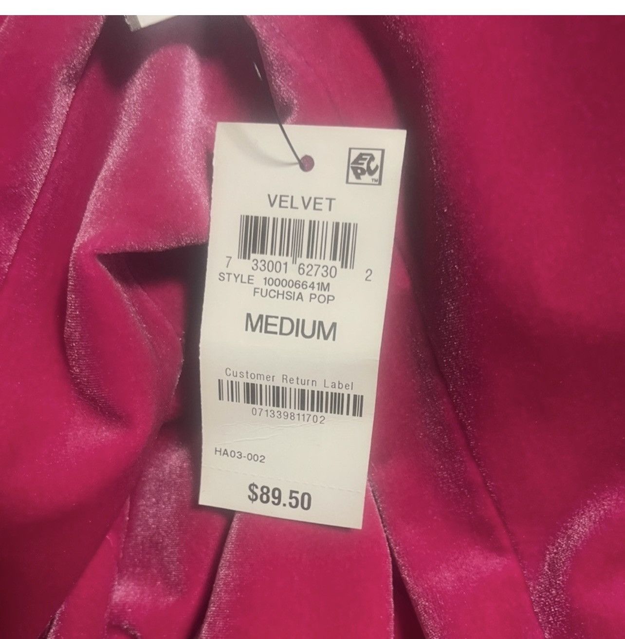 I.N.C INC International Concepts Blazer Womens Pink velvet NWT Size M / US 6-8 / IT 42-44 - 2 Thumbnail