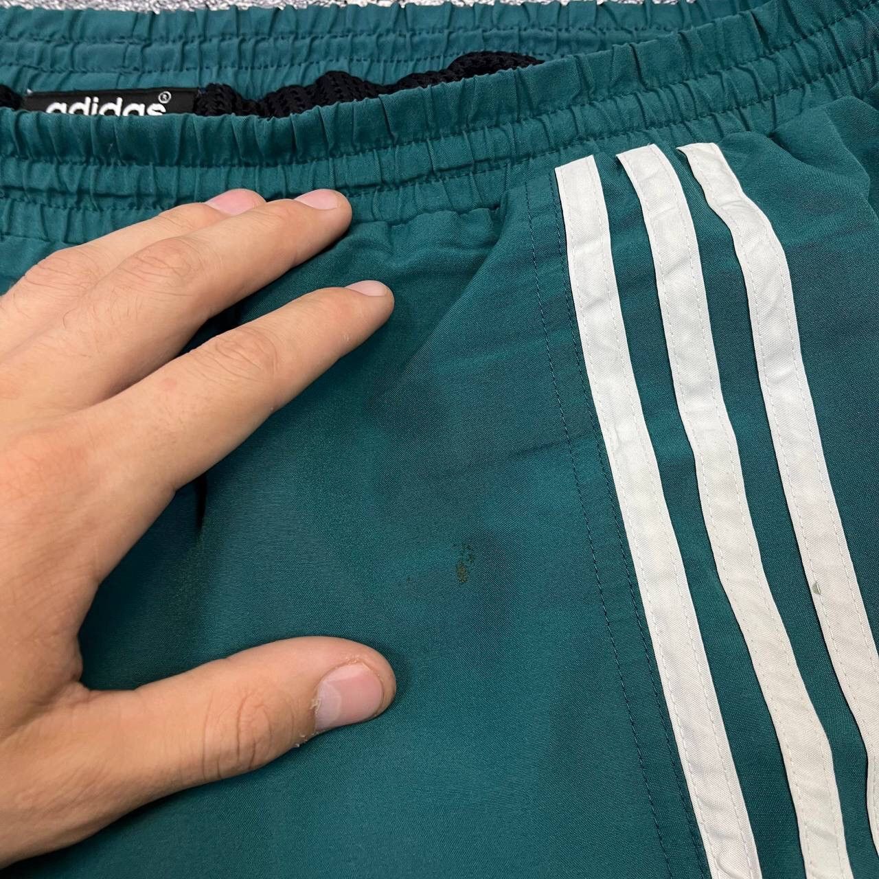Adidas Vintage Adidas 90s Nylon Shorts Mini Logo Size L Size US 35 - 10 Thumbnail
