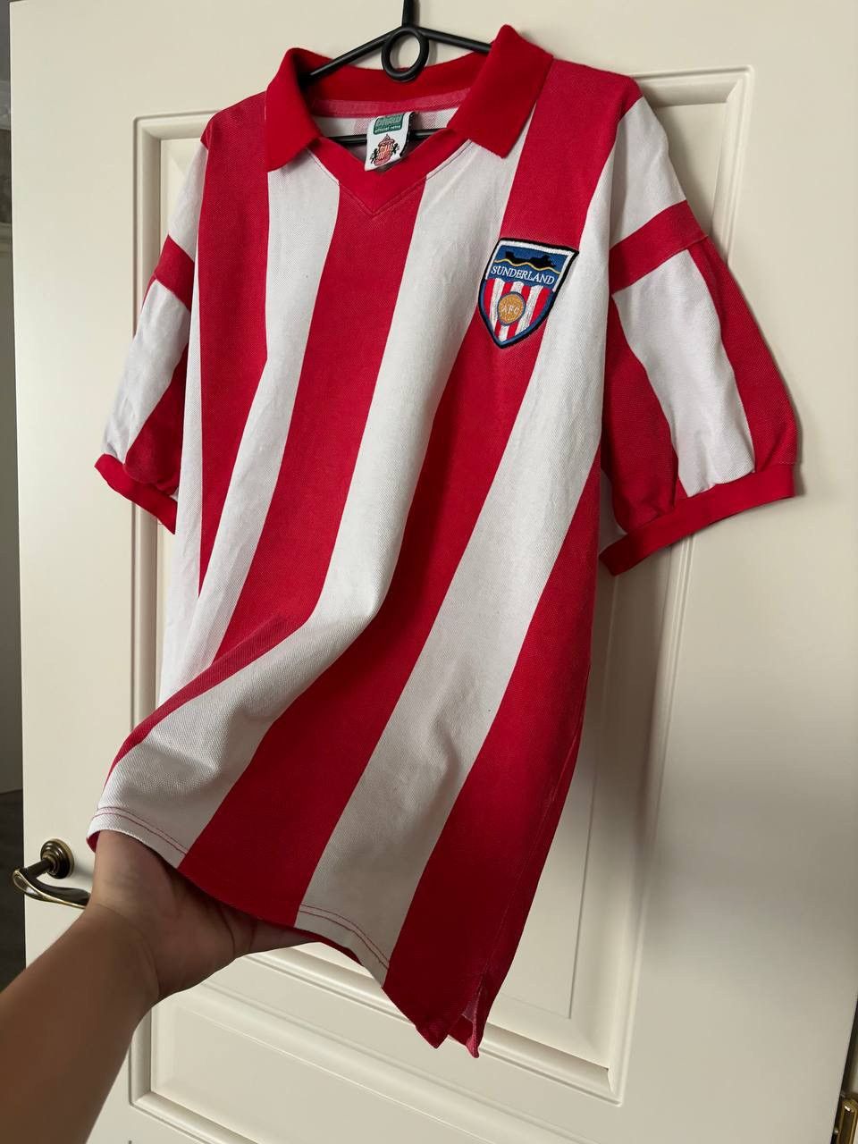 Vintage Vintage Sunderland Polo Jersey Football Soccer Score Draw Size US XXL / EU 58 / 5 - 11 Thumbnail