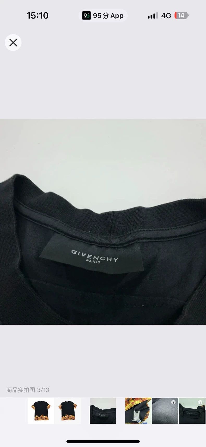 Other Givenchy Flame short-sleeve, size M, 95% new Size US M / EU 48-50 / 2 - 3 Thumbnail