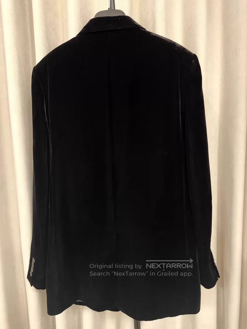 Saint Laurent Paris Saint Laurent Paris Velvet Notched Lapel Smoking Jacket Size US L / EU 52-54 / 3 - 4 Thumbnail