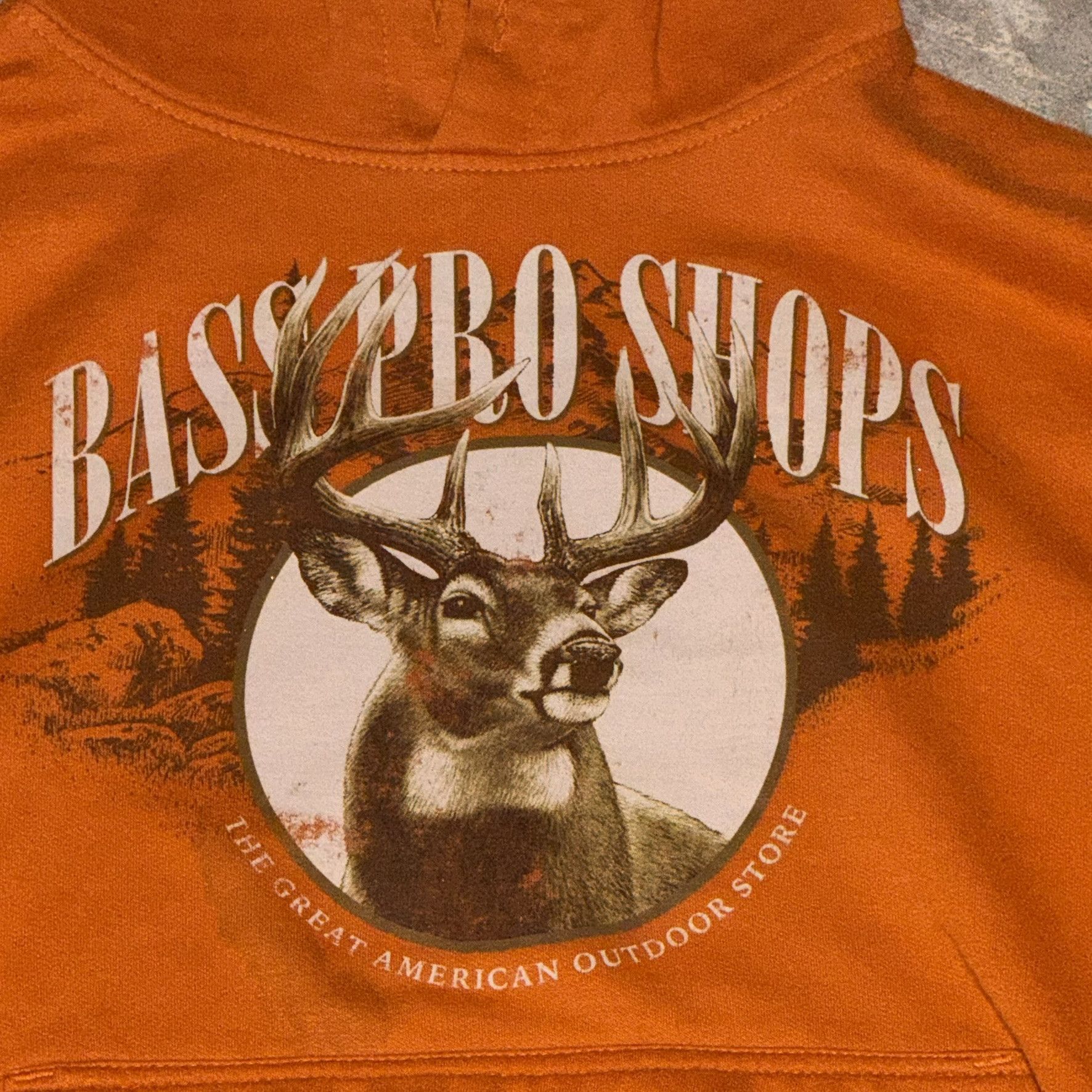 Bass Pro Shops Vintage Orange Bass Pro Shops Deer Hoodie Size US M / EU 48-50 / 2 - 2 Thumbnail