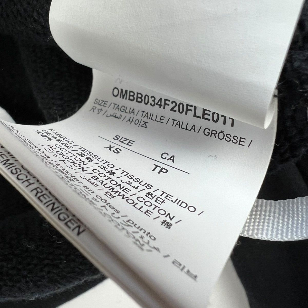 Off-White Off-White Pascal Skeleton Black Hoodie Size US XS / EU 42 / 0 - 5 Thumbnail