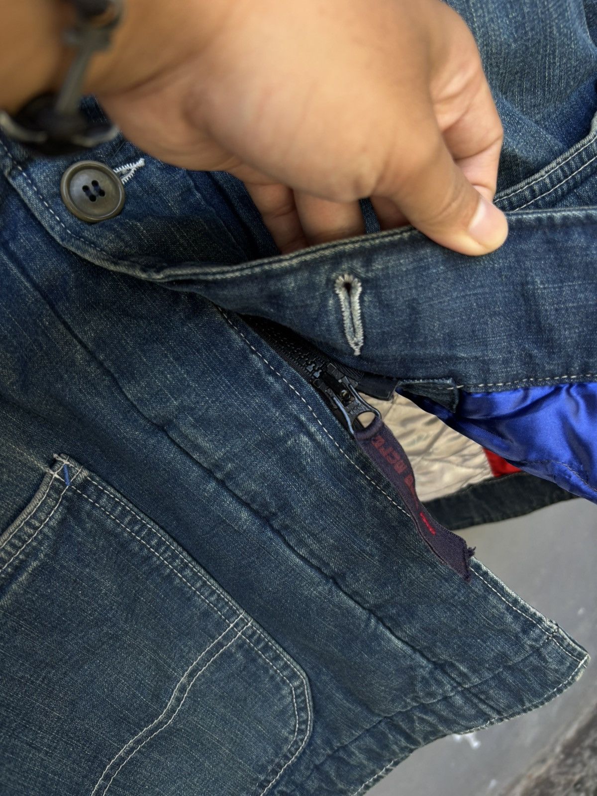 Blue Blue Japan Blue blue japan indigo core jacket with hooded Size US L / EU 52-54 / 3 - 5 Thumbnail