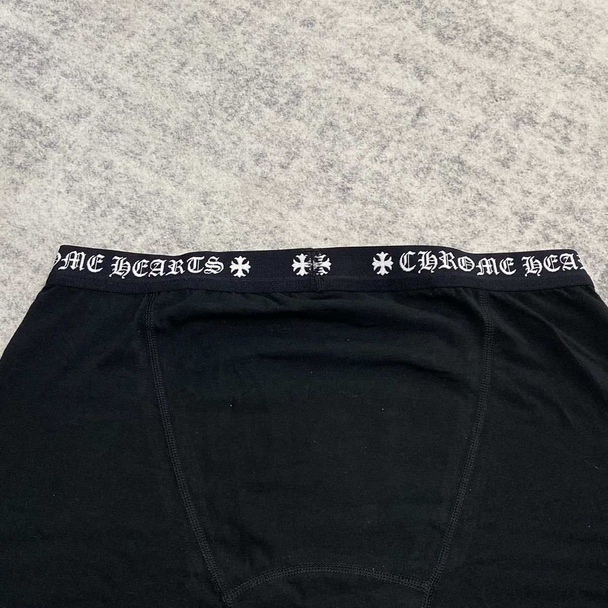 Chrome Hearts CHROME HEARTS Boxer Brief Short Black Size ONE SIZE - 7 Thumbnail
