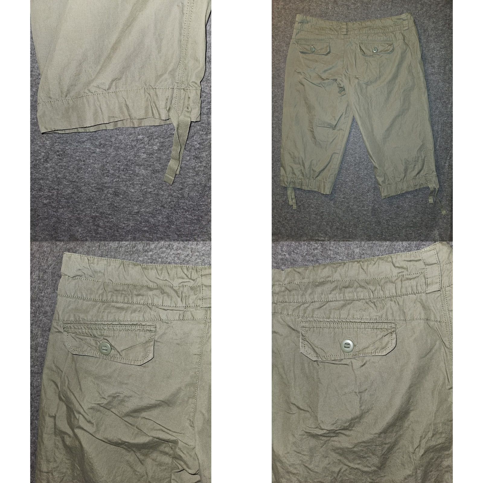 Nike Nike Sportswear Bermuda Shorts Women's XL Green Lightweight Hiking/Camping Capris Size 40" / US 18 - 8 Thumbnail