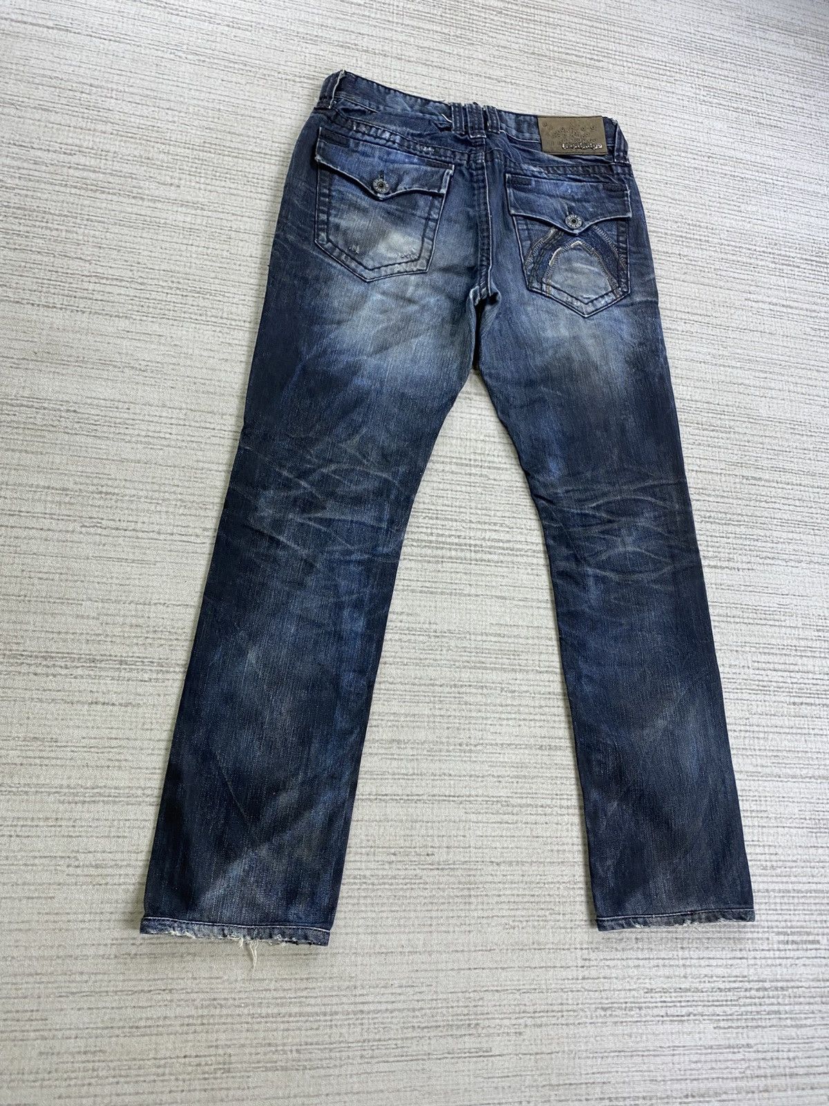 If Six Was Nine 🔥Buckaroo Jeans Distressed Rare Denim Pants Size US 32 / EU 48 - 10 Thumbnail