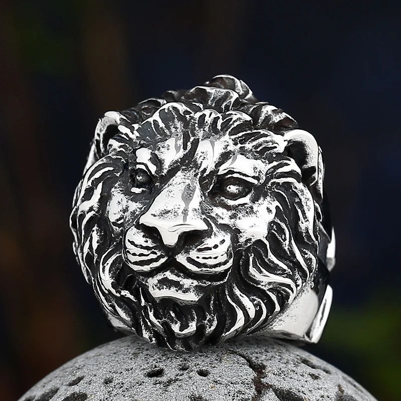 Japanese Brand × Jewelry × Vintage Lion Head Ring Size ONE SIZE - 2 Thumbnail