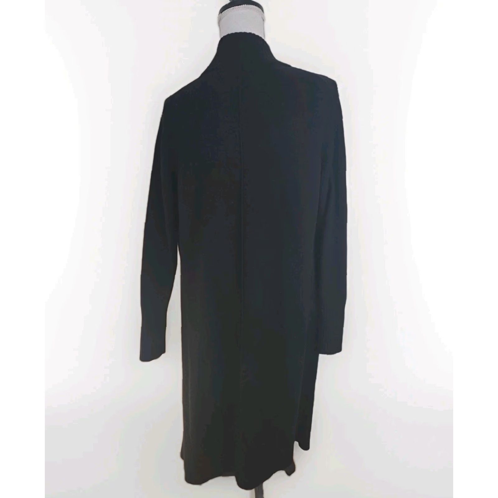 Athleta Athleta Spirit Cardigan Sweater Wool Blend Long Duster Black Women's S Oversized Wool Blend Oversized Brand: Athleta Size S / US 4 / IT 40 - 4 Thumbnail