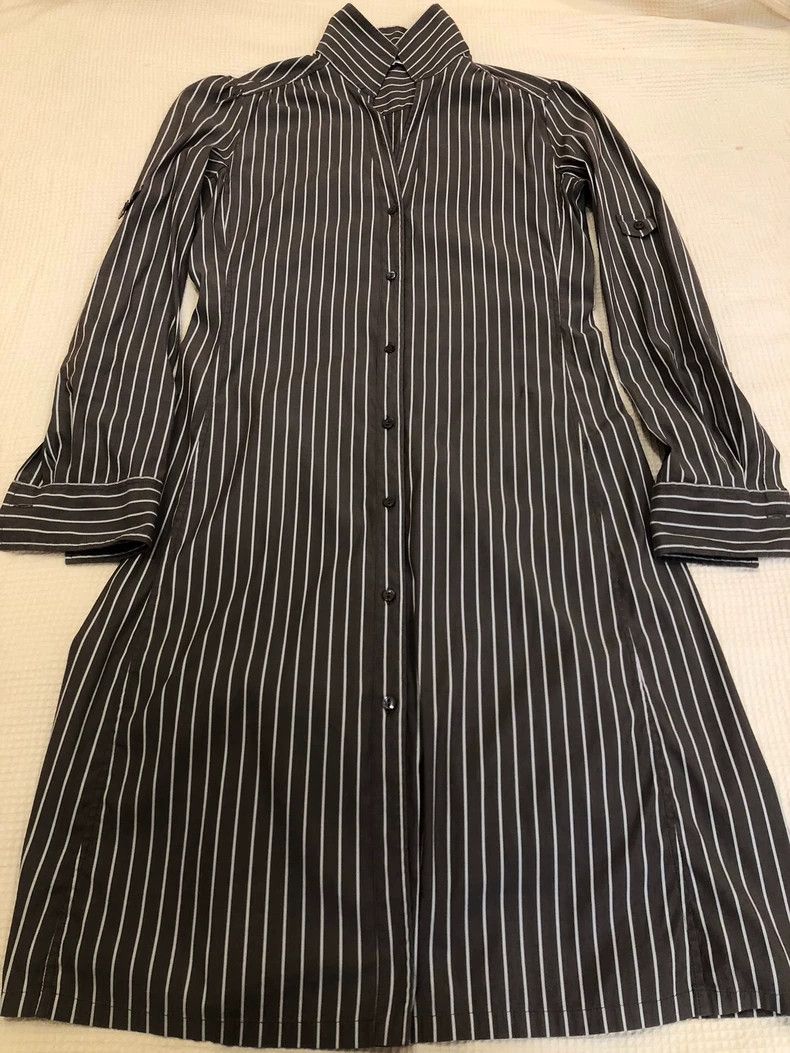 Loro Piana LORO PIANA A long-sleeved shirt dress Size M / US 6-8 / IT 42-44 - 2 Thumbnail