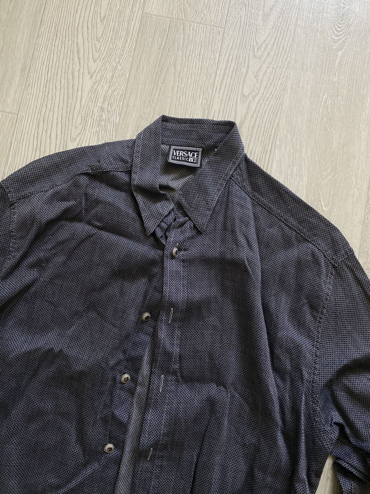 Versace Gianni Versace Vintage Button Up Shirt Y2K Size US M / EU 48-50 / 2 - 2 Thumbnail
