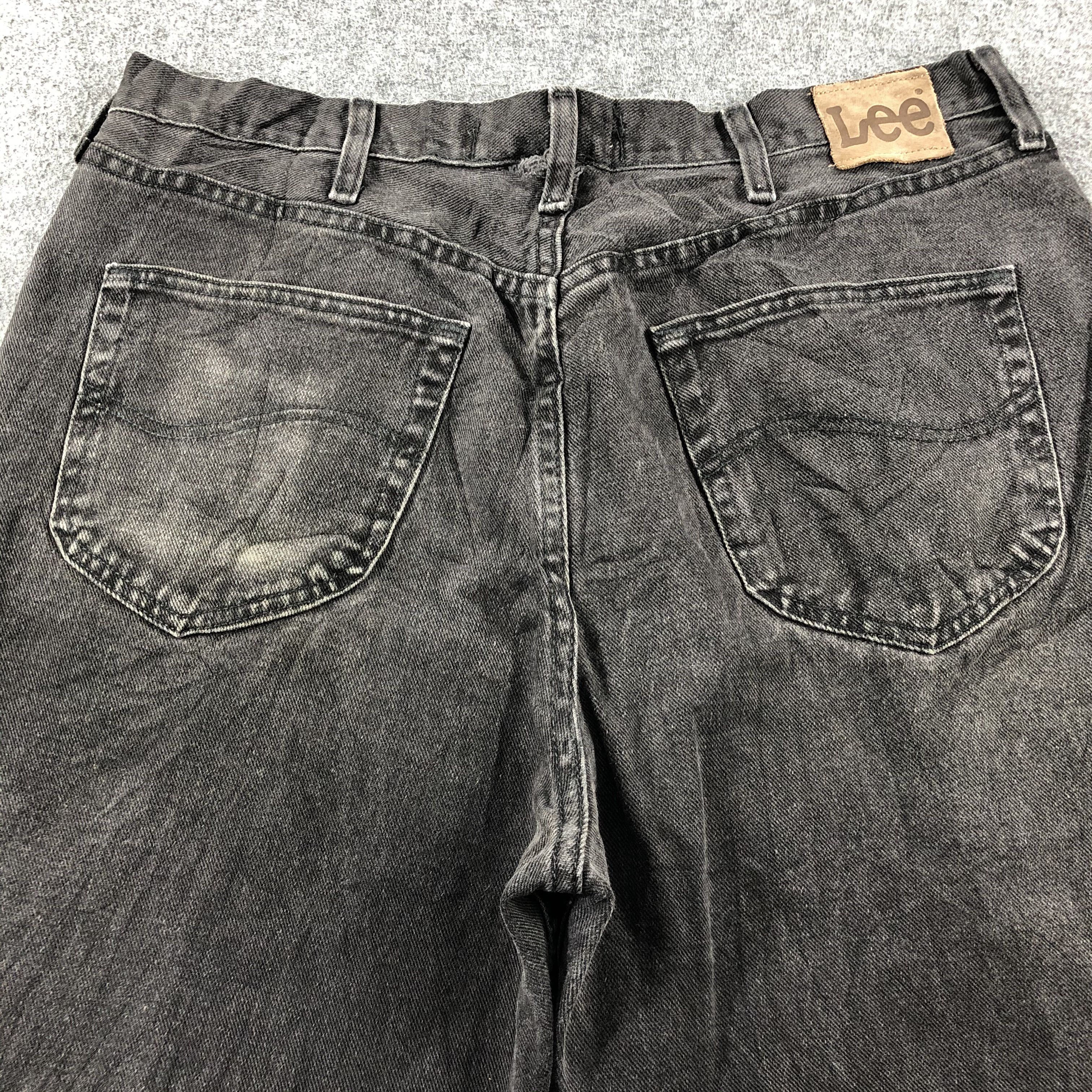 Lee Vintage Faded Black Lee Jeans-J2549 Size US 37 - 4 Thumbnail