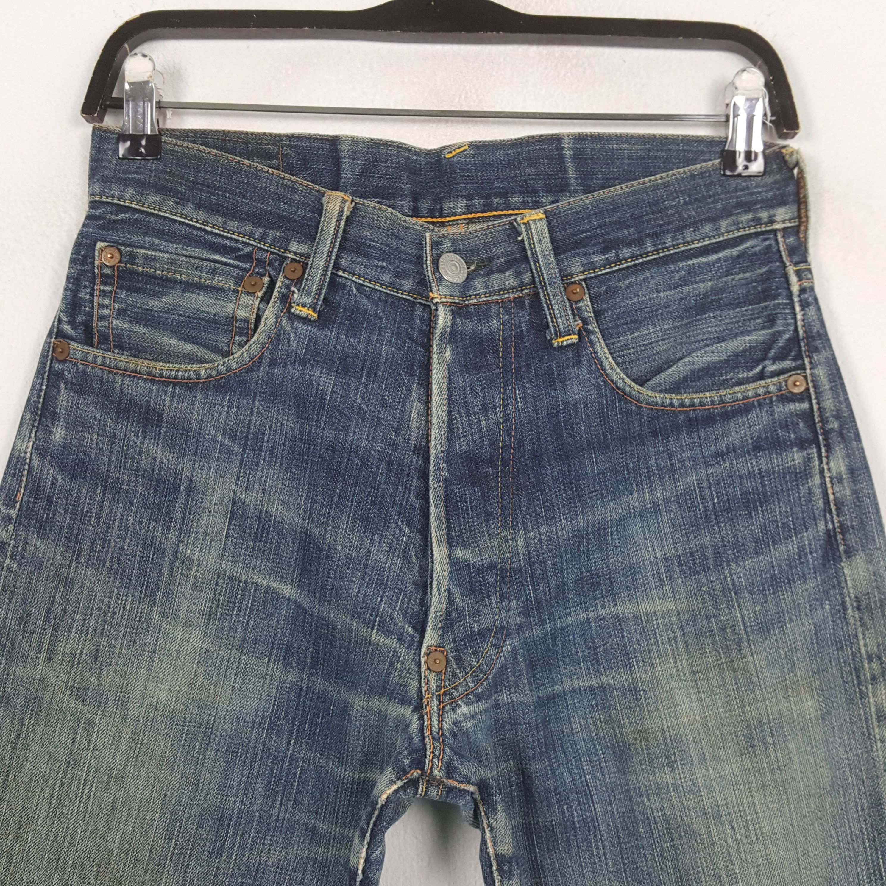Evisu Evisu Japanese Brand Streetwear Custom Daicock Jeans RR14 Size US 29 - 5 Thumbnail