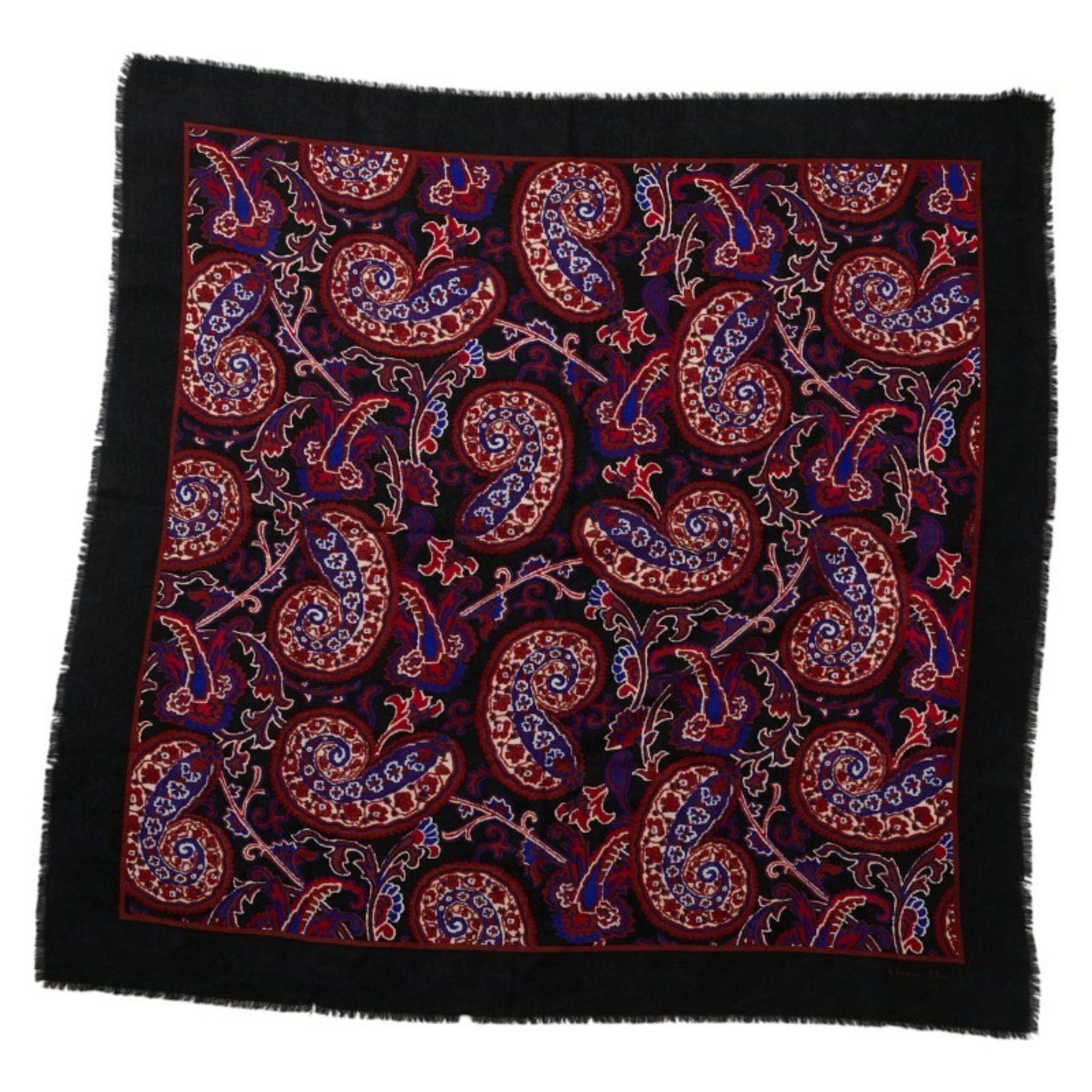 Dior Christian Dior Dior all-over print scarf in black and multicolor for women Size ONE SIZE - 1 Thumbnail