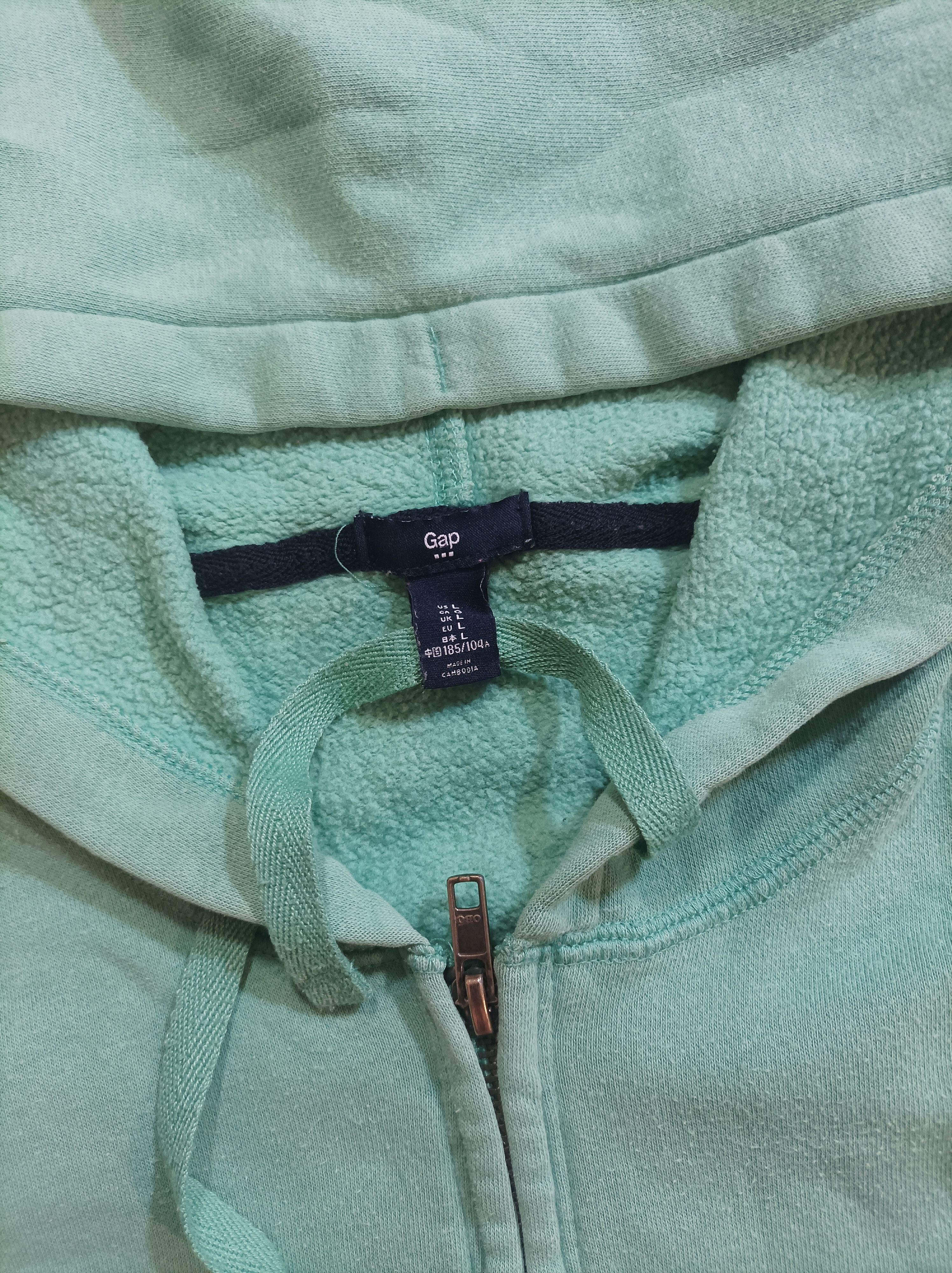 Gap 🔥GAP Vintage Zip Up Pull Over Hoodie Kanye West style Size US L / EU 52-54 / 3 - 3 Thumbnail