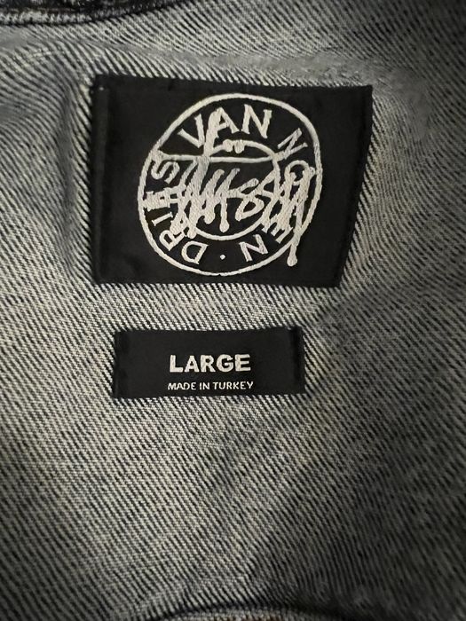 Dries Van Noten STÜSSY & DRIES VAN NOTEN HAND-STENCILLED DENIM