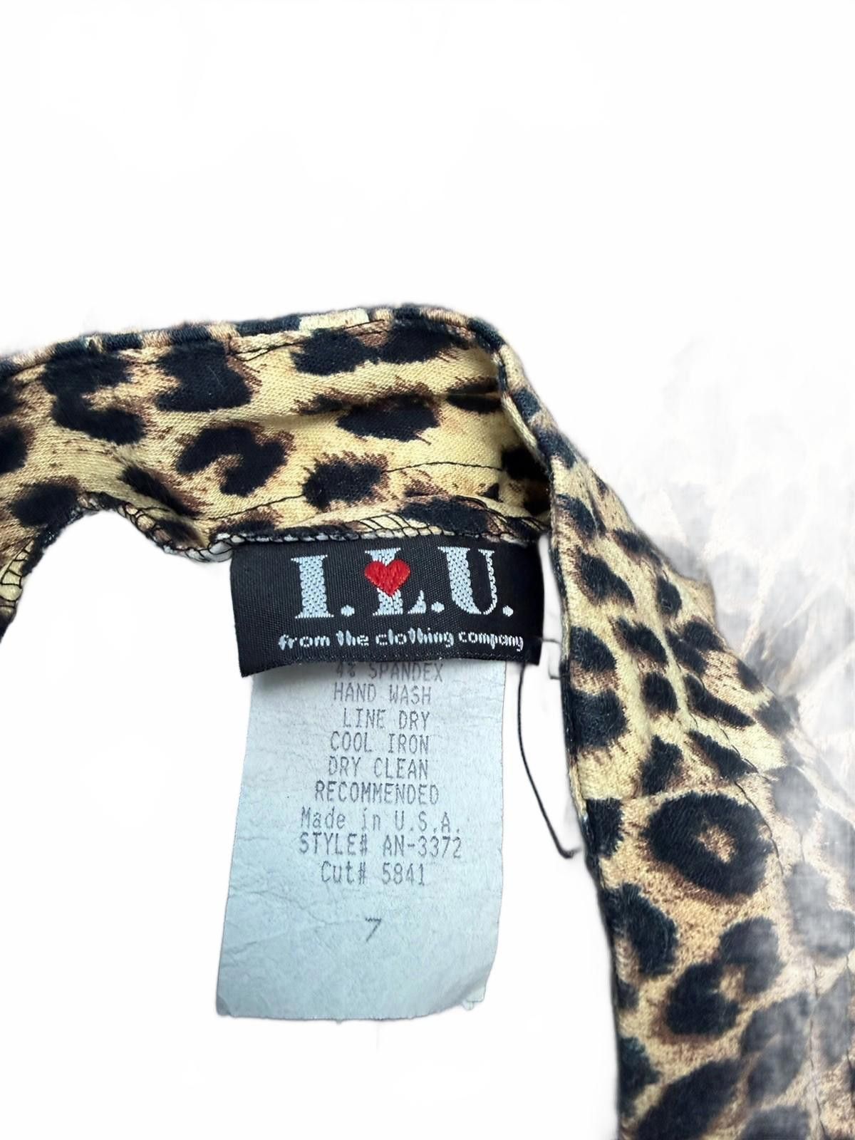 Other Y2K I.L.U. Leopard Print Flare Pants Low Rise Stretch 7 Size 28" / US 6 / IT 42 - 4 Thumbnail
