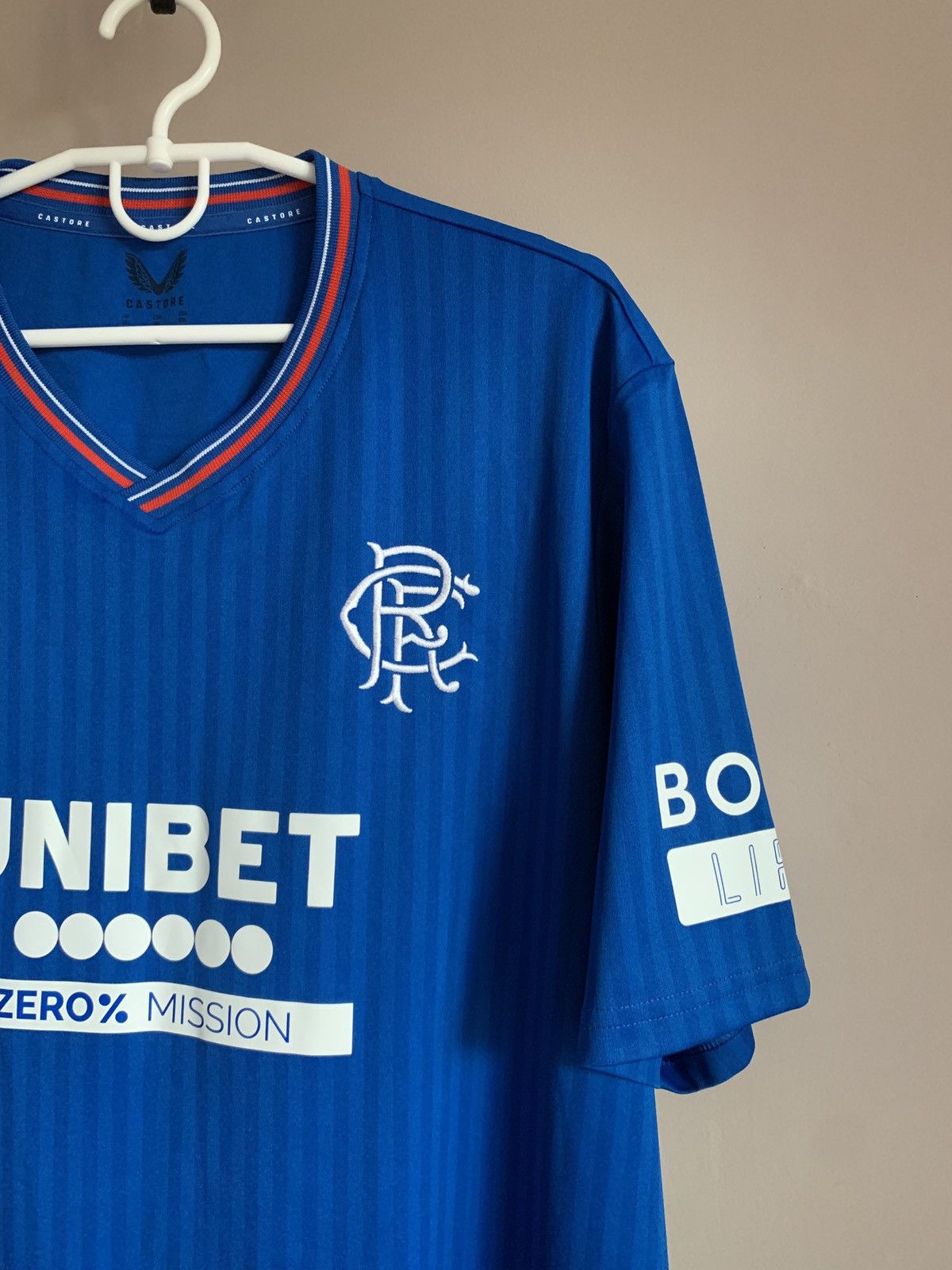 Other Rangers Glasgow Home Football Shirt Castore Soccer Sz 3XL Size US XXL / EU 58 / 5 - 4 Thumbnail