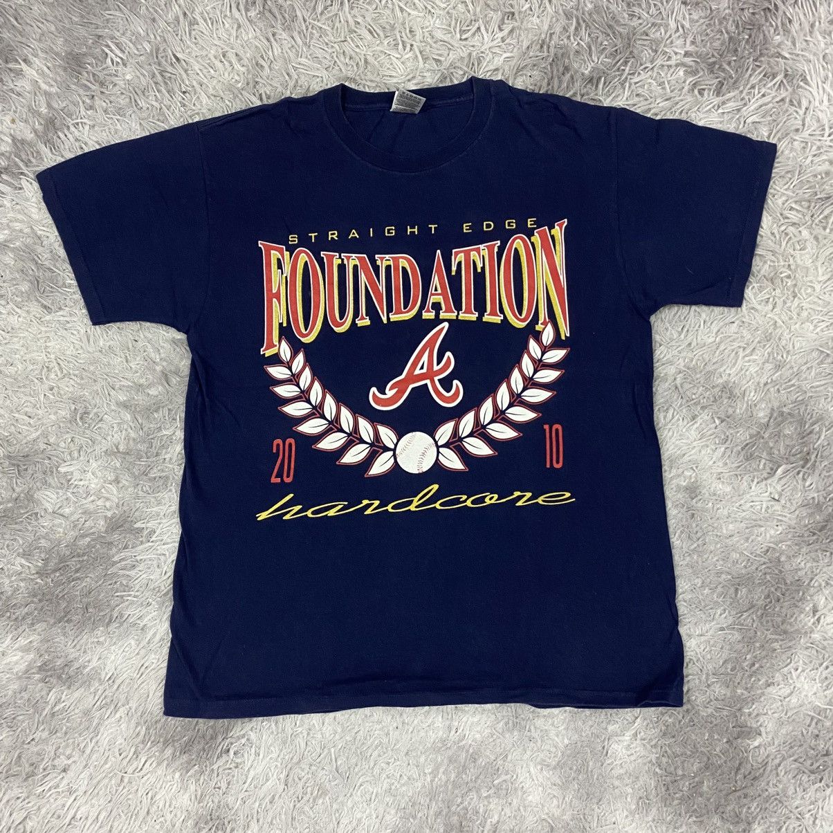 Vintage Y2K Straight edge hardcore band Foundation