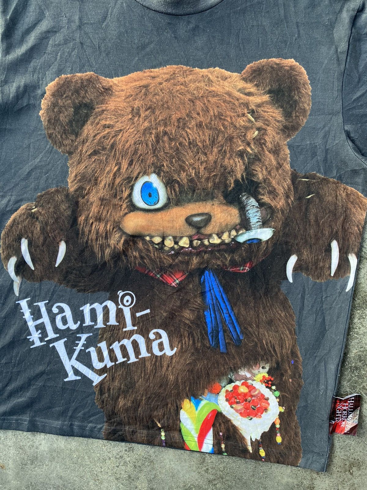 Vintage Rare🔥Vintage Hami Kuma Halloween Horror Tees Size US L / EU 52-54 / 3 - 3 Thumbnail