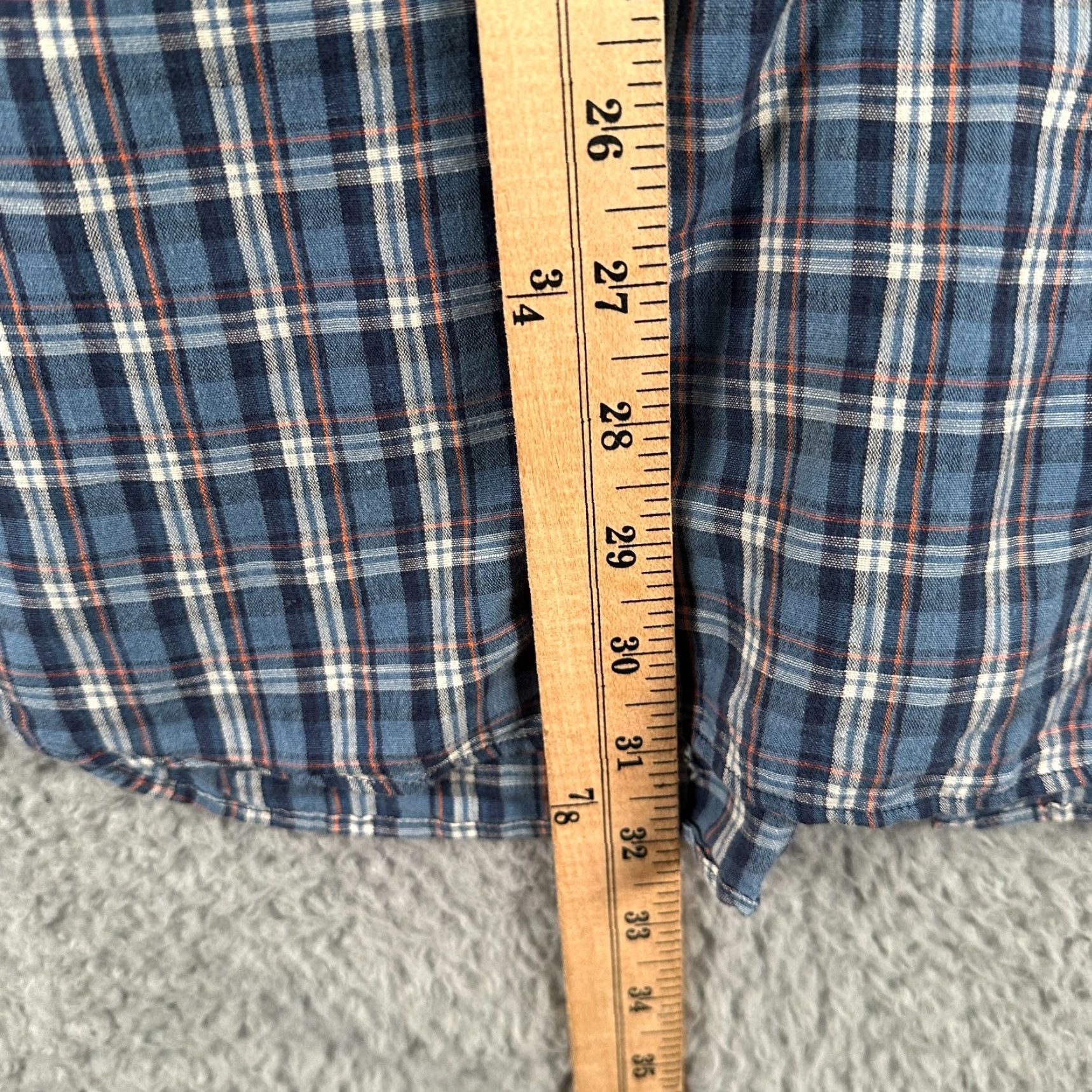 Polo Ralph Lauren Polo Ralph Lauren Shirt Mens Medium Plaid Button-Up Linen Cotton Long Sleeve Size US M / EU 48-50 / 2 - 7 Thumbnail