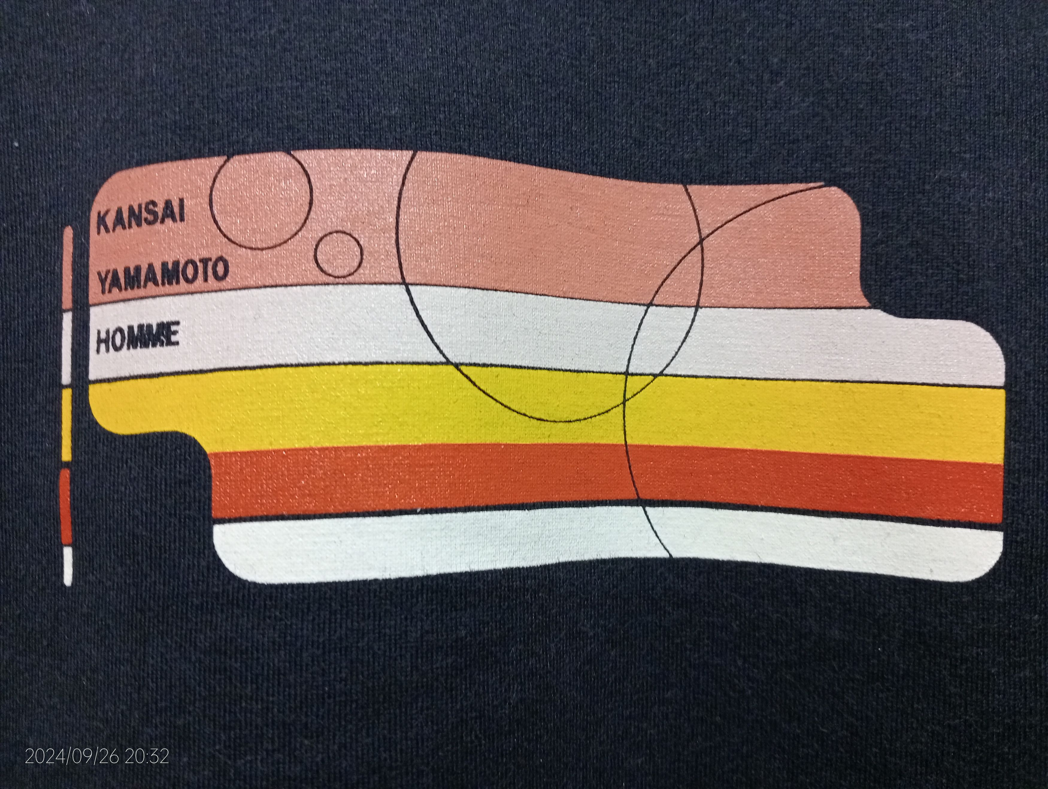 Kansai Yamamoto Vintage Kansai Yamamoto Homme Tee Very Rare Size US M / EU 48-50 / 2 - 6 Thumbnail