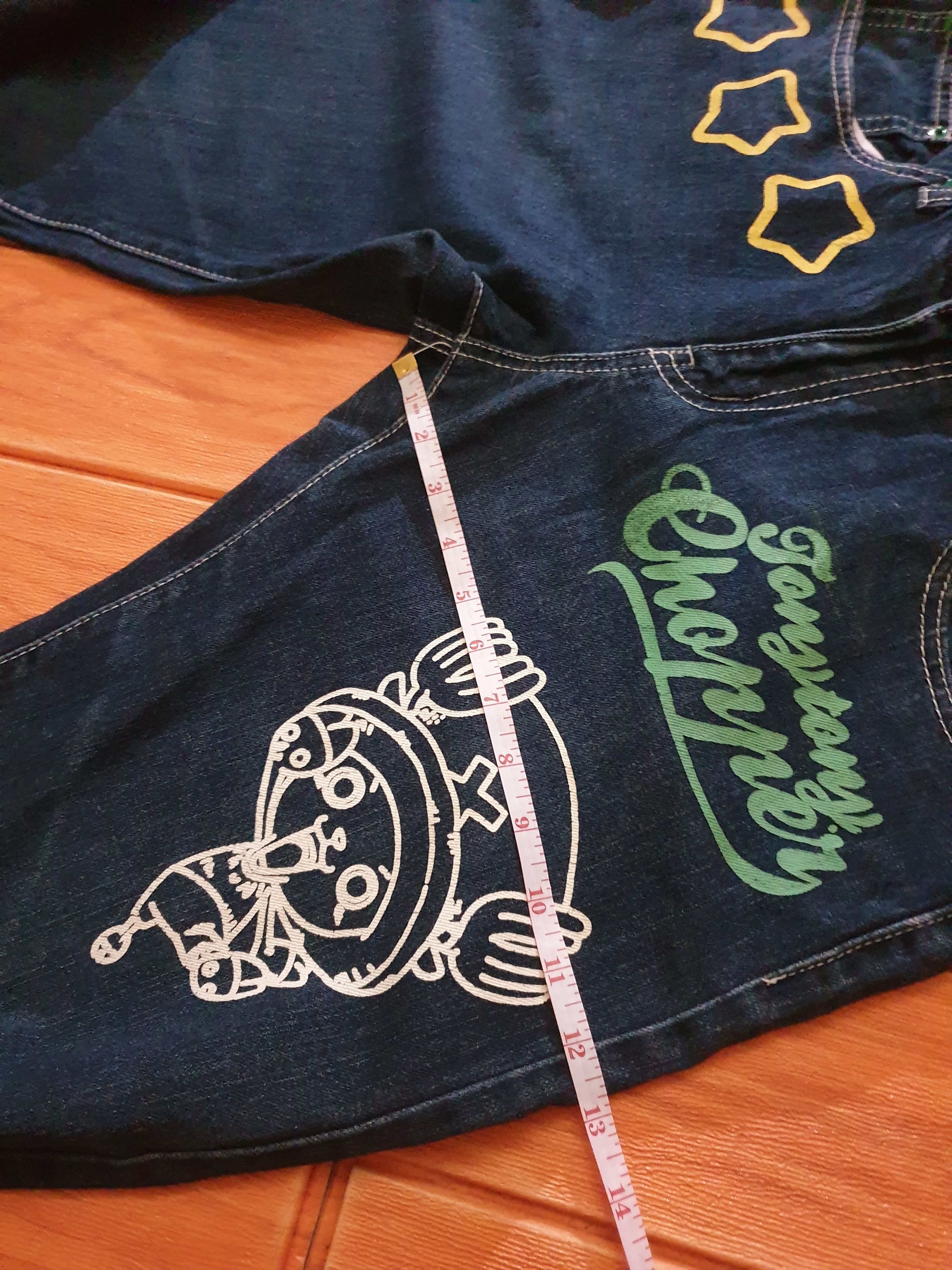 Japanese Brand 💥One piece Japanese anime denim jeans with Size US 32 / EU 48 - 9 Thumbnail