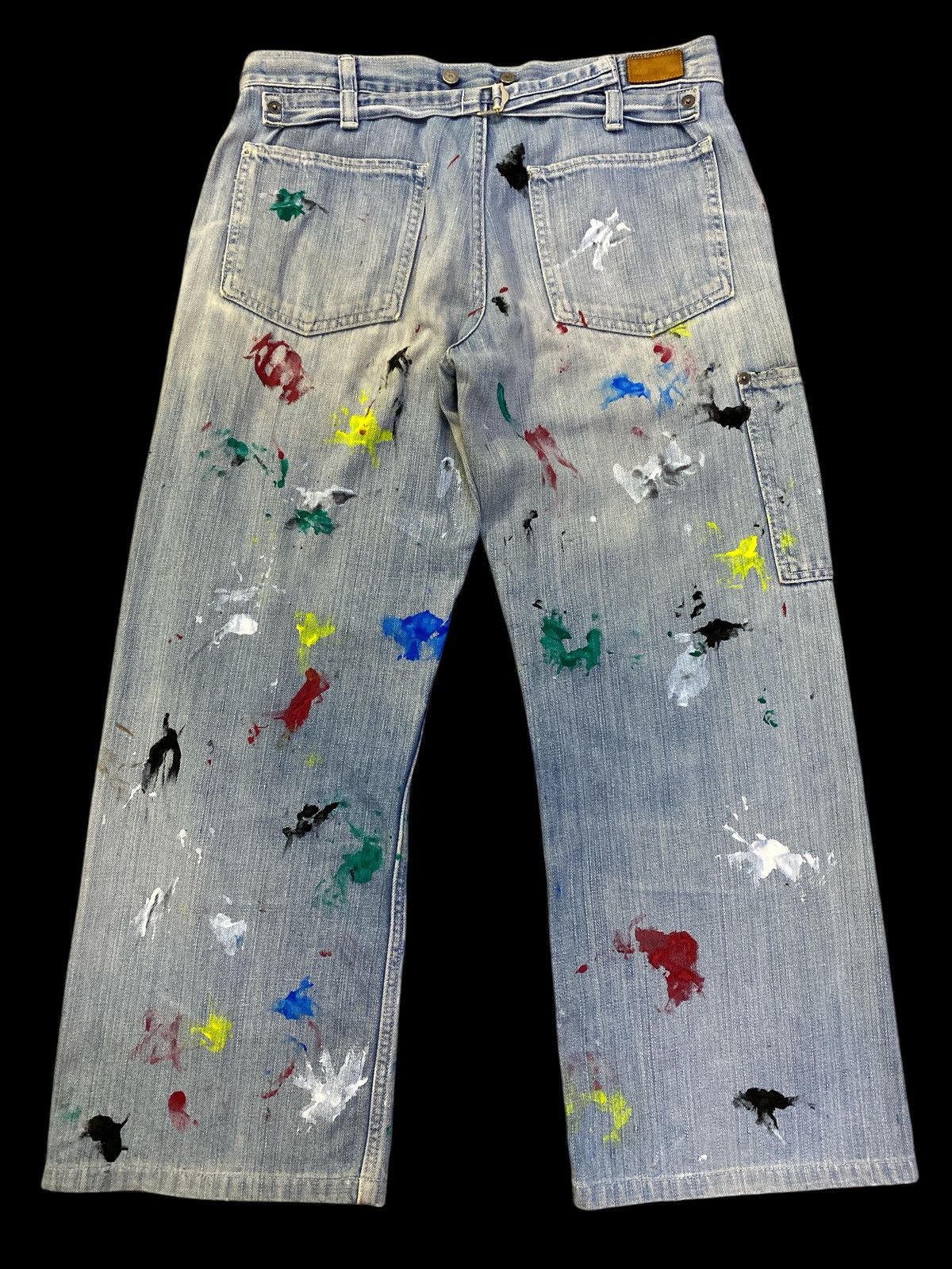 Edwin × Margaret Howell × Vintage Vtg Margaret Howell x Edwin Selvedge Jeans Paint Splatter Size US 32 / EU 48 - 9 Thumbnail