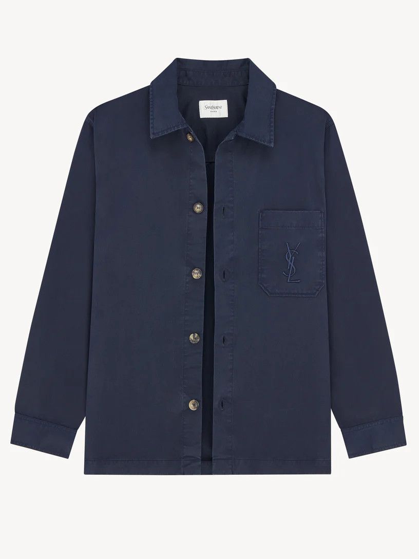 Saint Laurent Paris Saint Laurent Cassandre overshirt Size US XL / EU 56 / 4 - 4 Thumbnail
