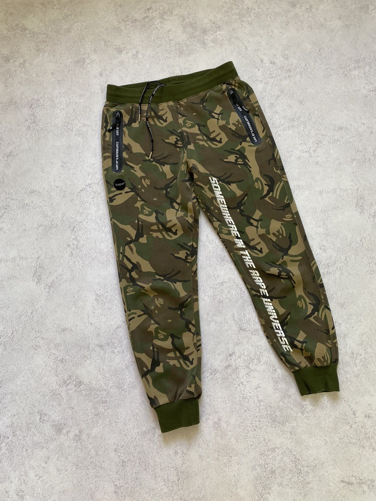 Aape Aape A Bathing Ape Mens Camo Joggers Size S Size US 28 / EU 44 - 3 Thumbnail