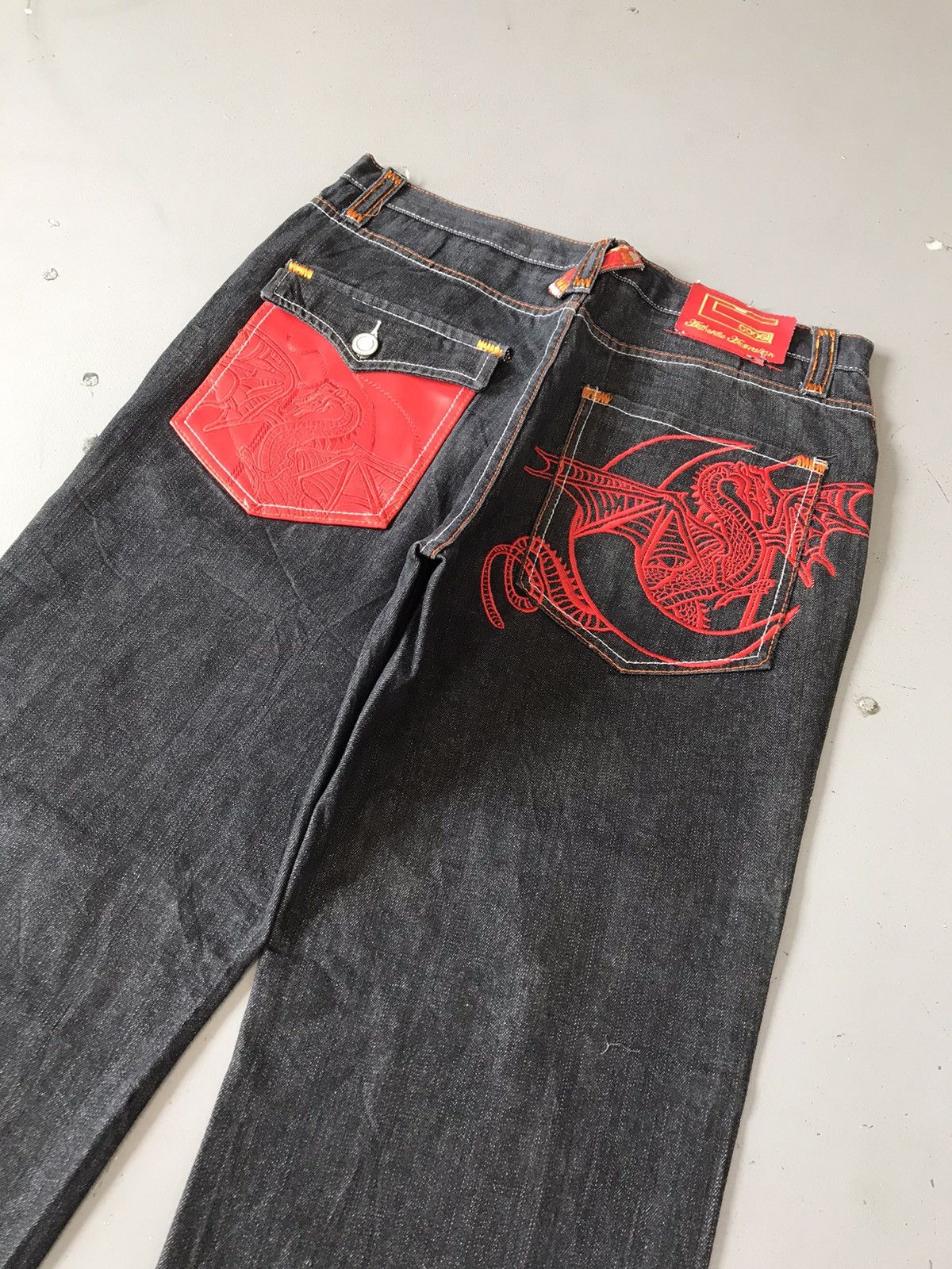 Coogi Vintage Coogi Dragon 🐉 Embroidery Denim Size US 36 / EU 52 - 5 Thumbnail