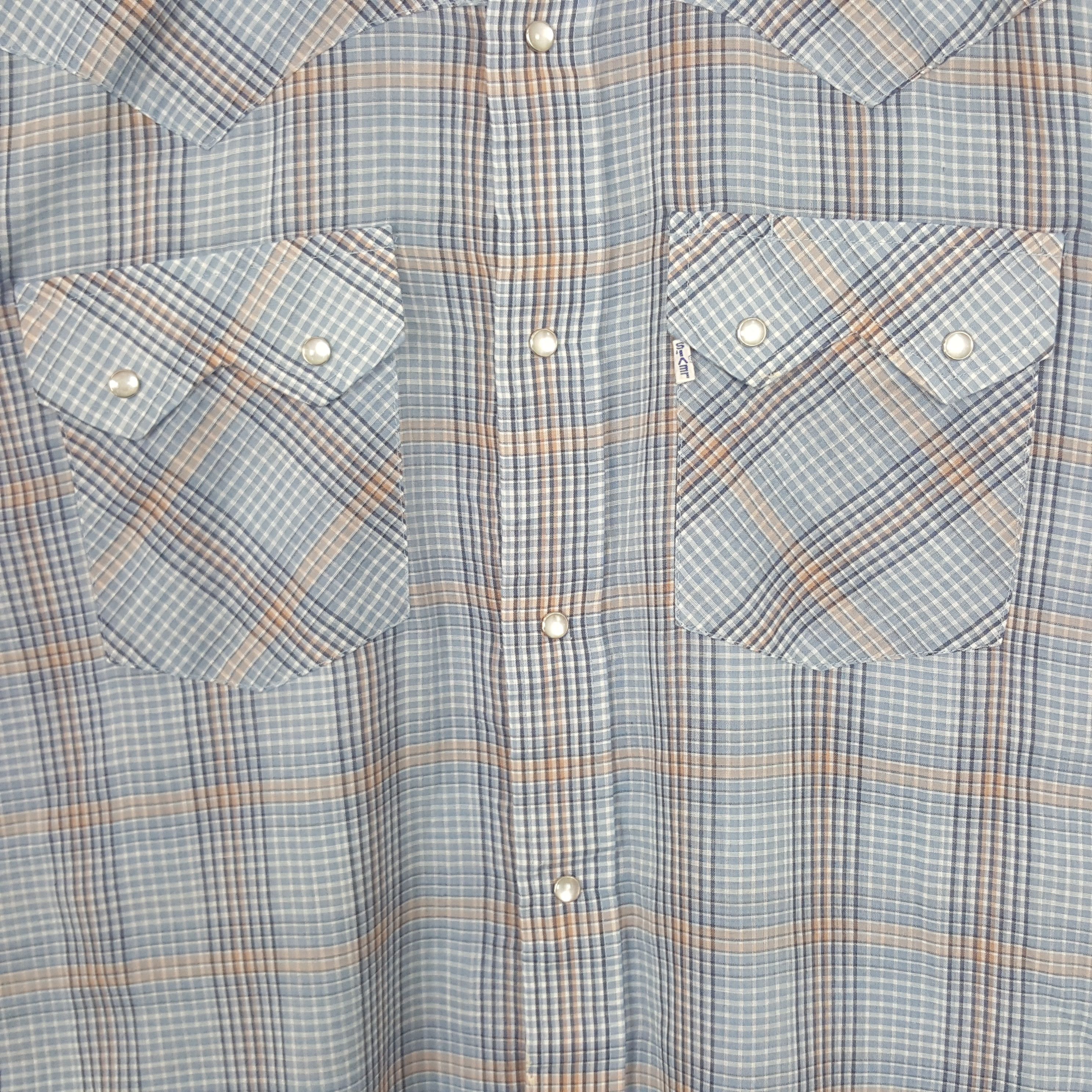 Levi's Vintage Levi's Strauss & Co Big E Flannel Shirt RR10 Size US L / EU 52-54 / 3 - 2 Thumbnail