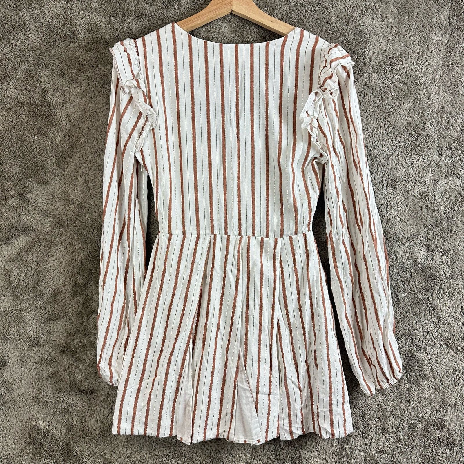 Other Tularosa Blaine Dress Long Sleeve Ruffle Mini XS Size XS / US 0-2 / IT 36-38 - 3 Thumbnail