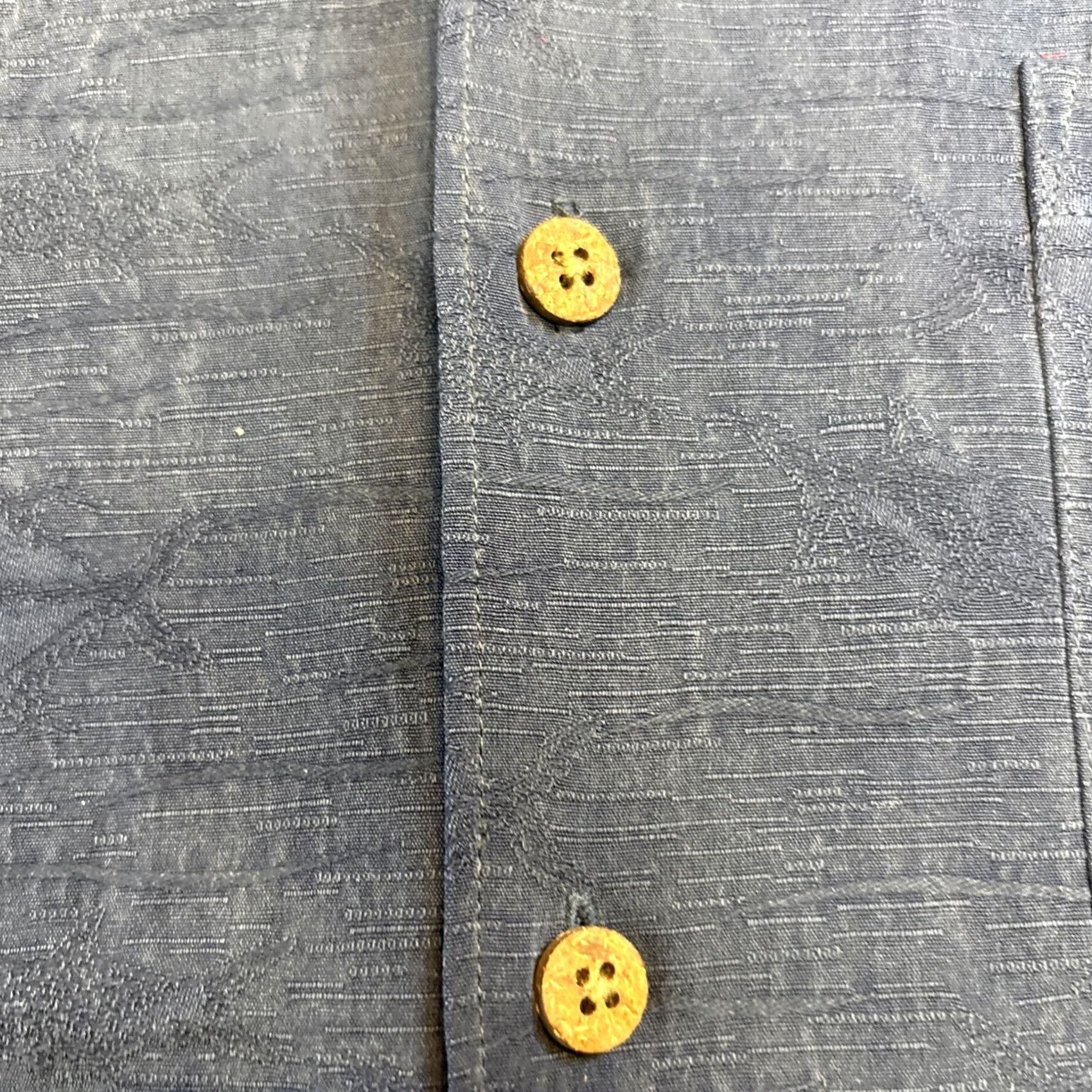 Orvis Orvis Shirt Button-Up Short Sleeve Linen Embroidered Fly Fishing Men’s XL Blue Size US XL / EU 56 / 4 - 3 Thumbnail