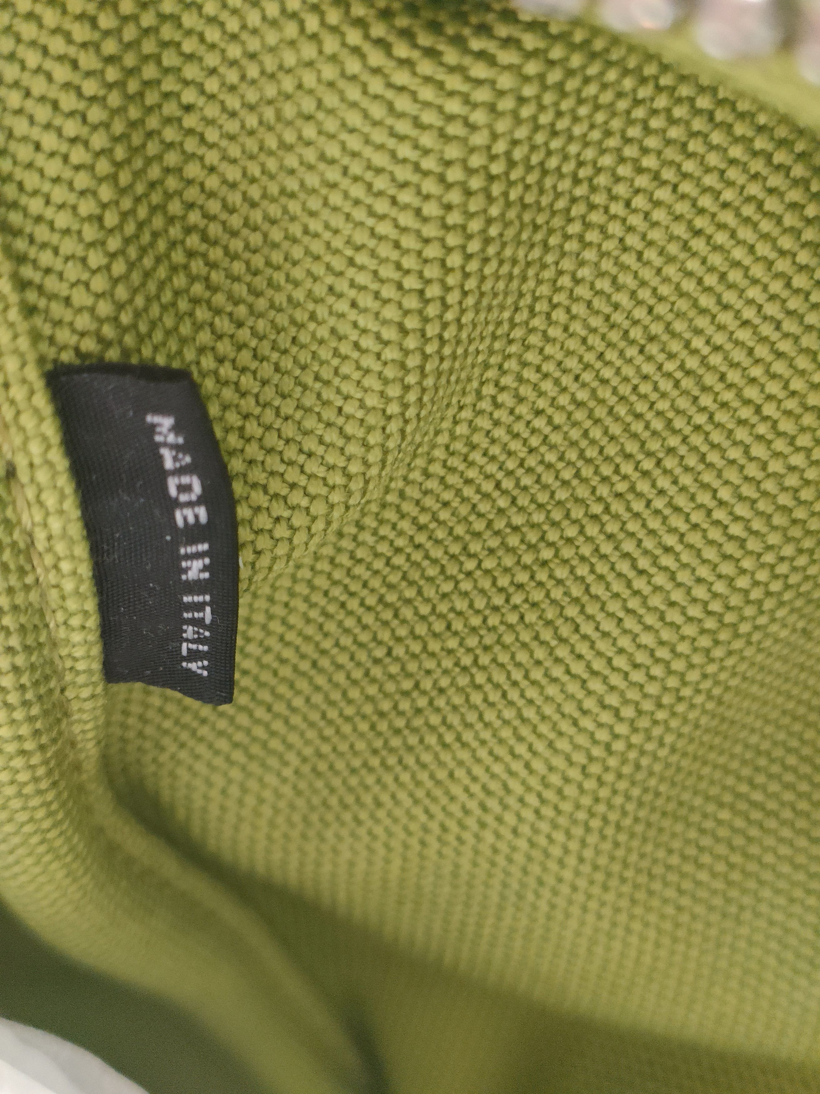Prada Prada Avocado Canvas Micro Label Triangular Crossbody Bag Size ONE SIZE - 8 Thumbnail