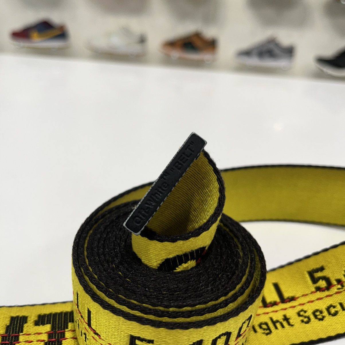 Off-White Off-White Industrial Belt Yellow/Black Size ONE SIZE - 4 Thumbnail