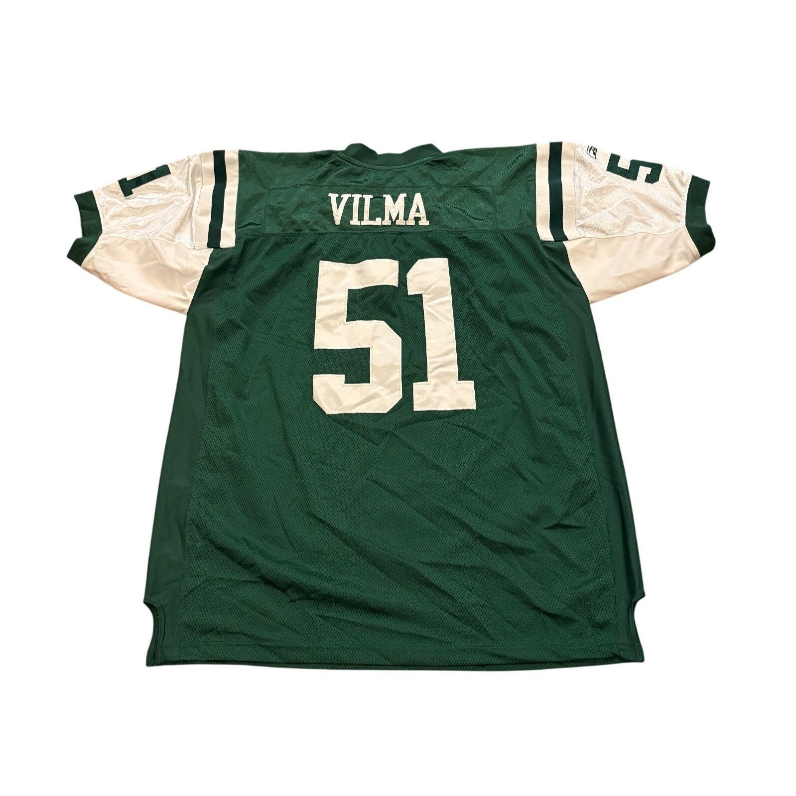 Reebok Reebok New York Jets Jonathan Vilma #51 Stitched NFL Footbal Size US XXL / EU 58 / 5 - 1 Thumbnail