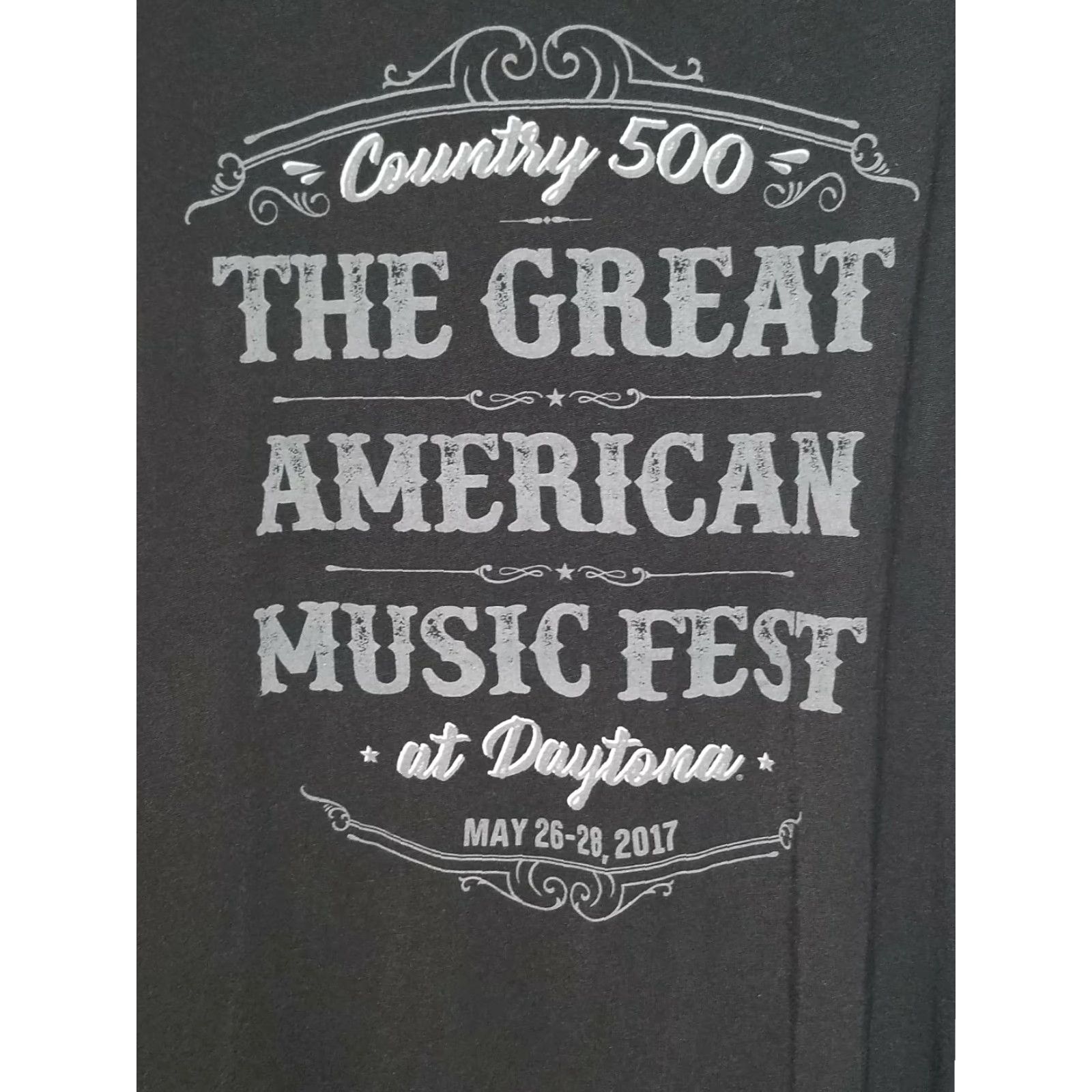 Vintage Womens Tank Top Shirt M Beach 2017 Tour Country 500 Daytona Beach FL Black Graphic Sleeveless Crew Neck Fanatics Adults Womens Size M / US 6-8 / IT 42-44 - 2 Thumbnail
