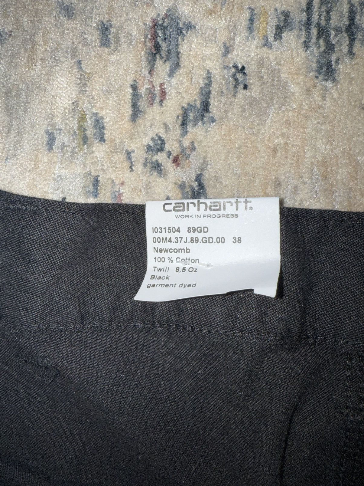 Carhartt × Carhartt Wip Carhartt WIP Single Knee Black Knit Shorts Sz 38 Size US 38 / EU 54 - 4 Thumbnail