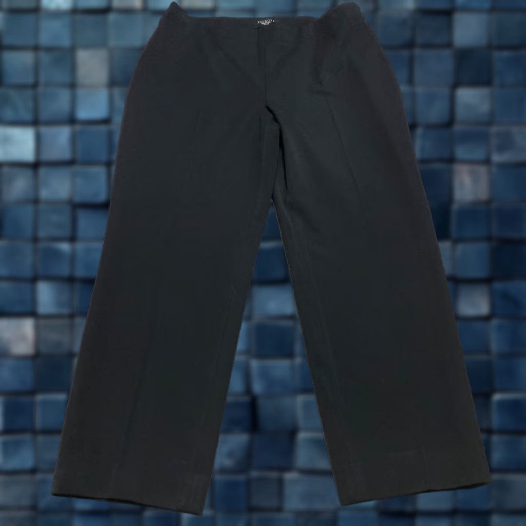 Talbots Talbots Womens Pants Cropped Straight 10P Black High Rise Petites 28 in Inseam 25 in Size 28" / US 6 / IT 42 - 1 Thumbnail