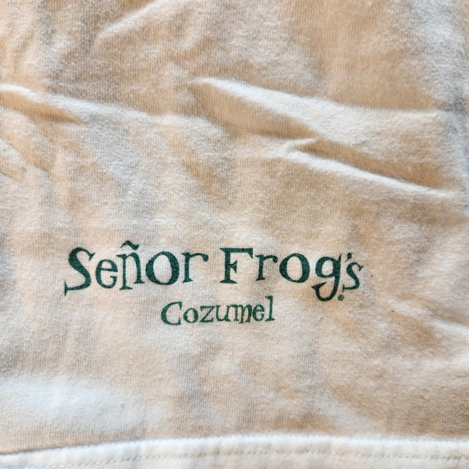 Designer Vintage Senor Frogs Pisson U Tshirt Size Large Size US L / EU 52-54 / 3 - 5 Thumbnail