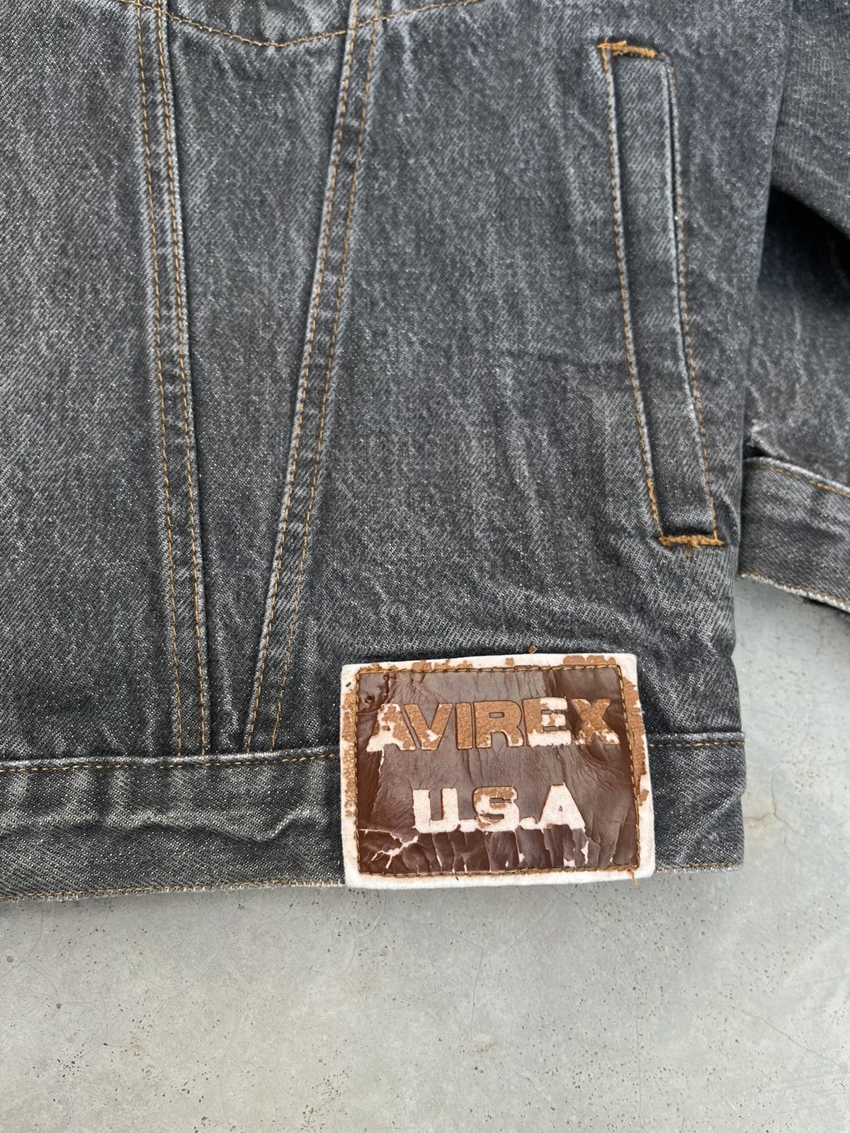 Avirex RARE VINTAGE AVIREX DENIM JACKET 🇺🇸 Size US S / EU 44-46 / 1 - 4 Thumbnail