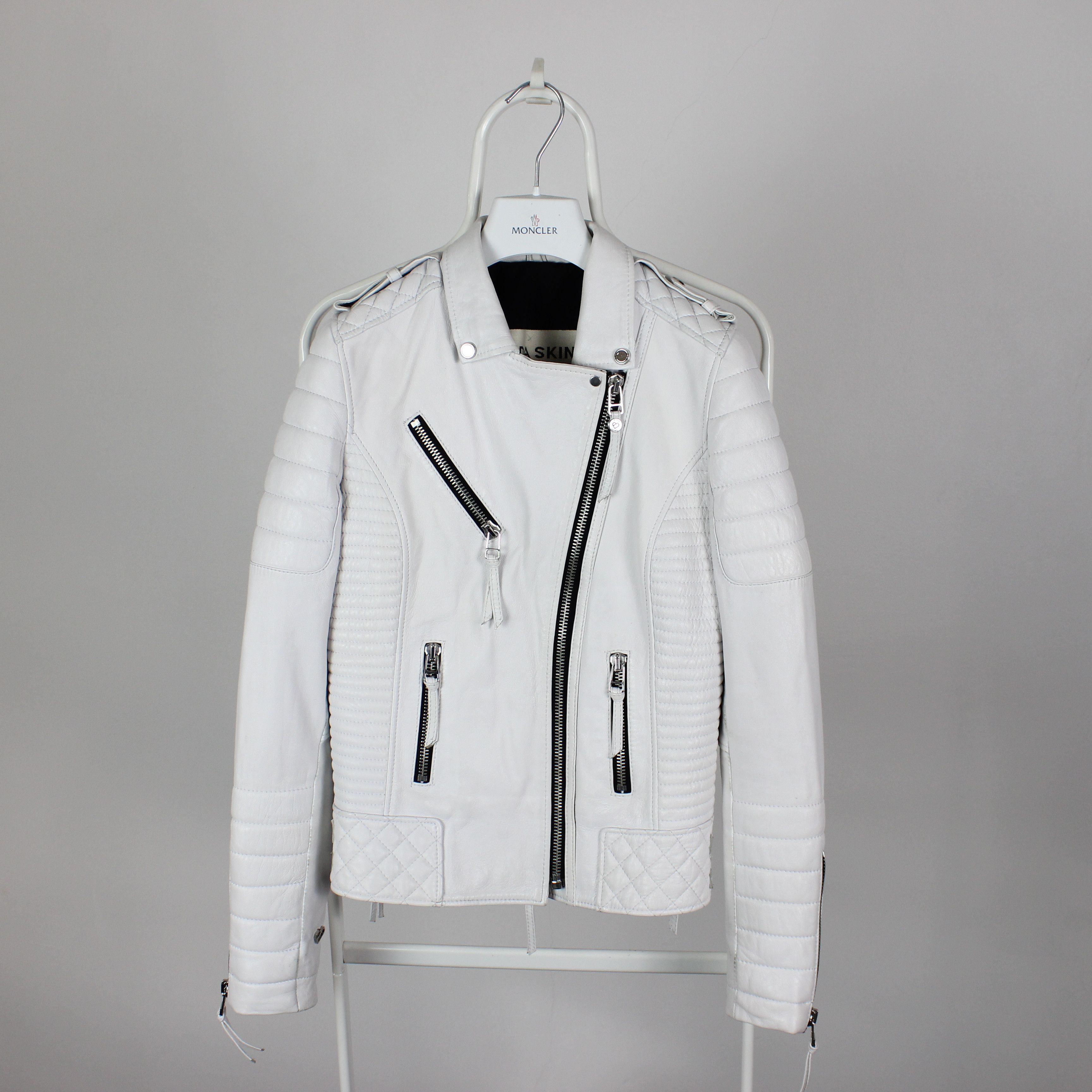 Boda Skins Boda Skins leather bike jacket US 6 M white Size M / US 6-8 / IT 42-44 - 17 Thumbnail