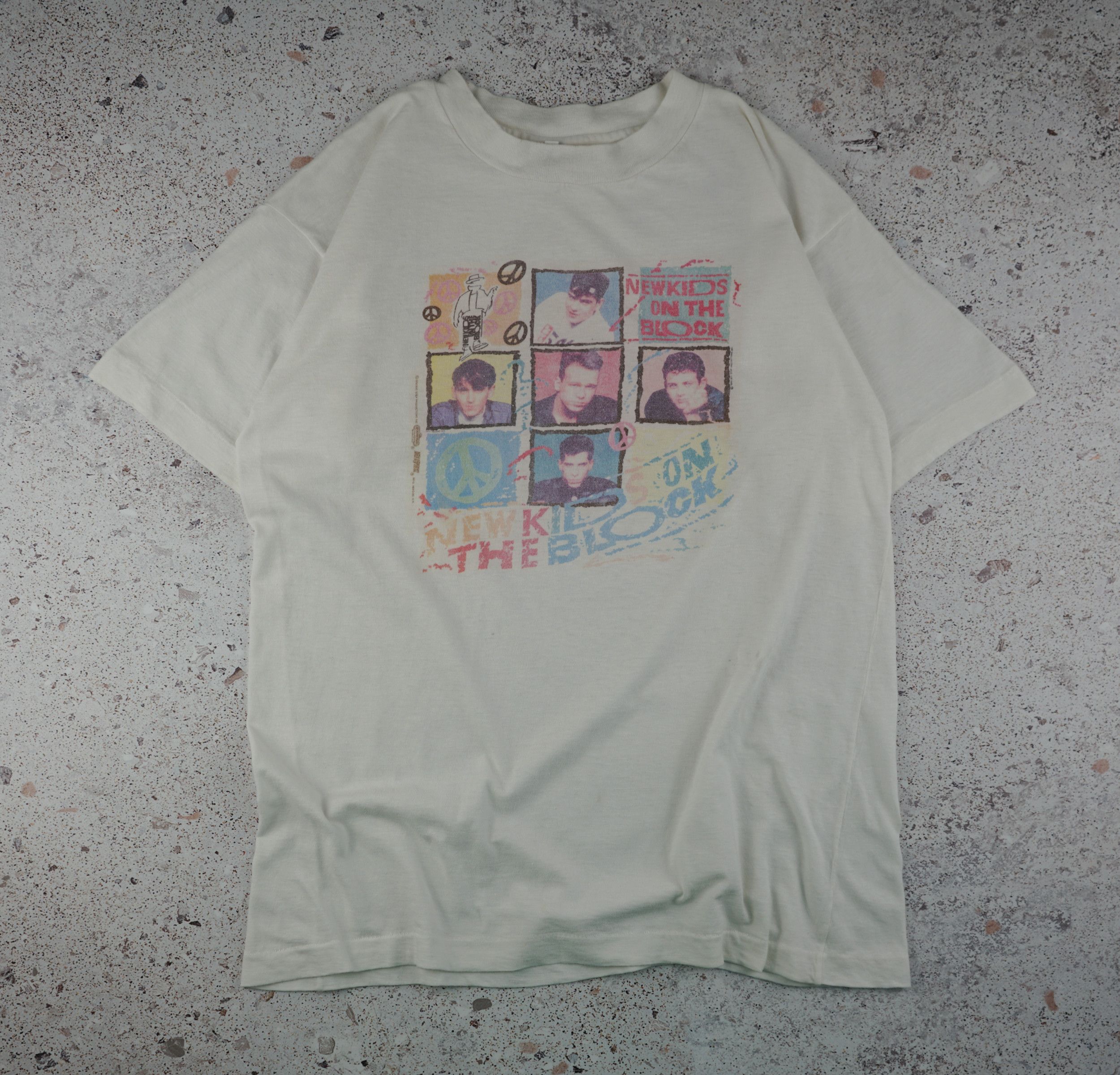 Band Tees × Vintage Vintage New Kids On The Block T Shirt Size US M / EU 48-50 / 2 - 1 Thumbnail