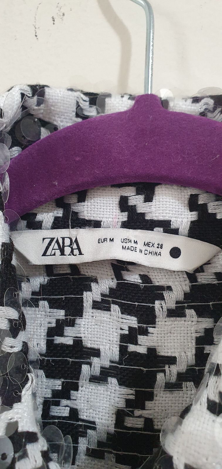 Zara LIMITED EDITION Zara Houndstooth Overshirt, Sze M Size M / US 6-8 / IT 42-44 - 8 Thumbnail