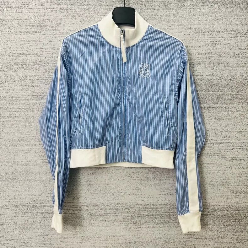 Loewe LOEWE Blue striped jacket coat Size S / US 4 / IT 40 - 3 Thumbnail
