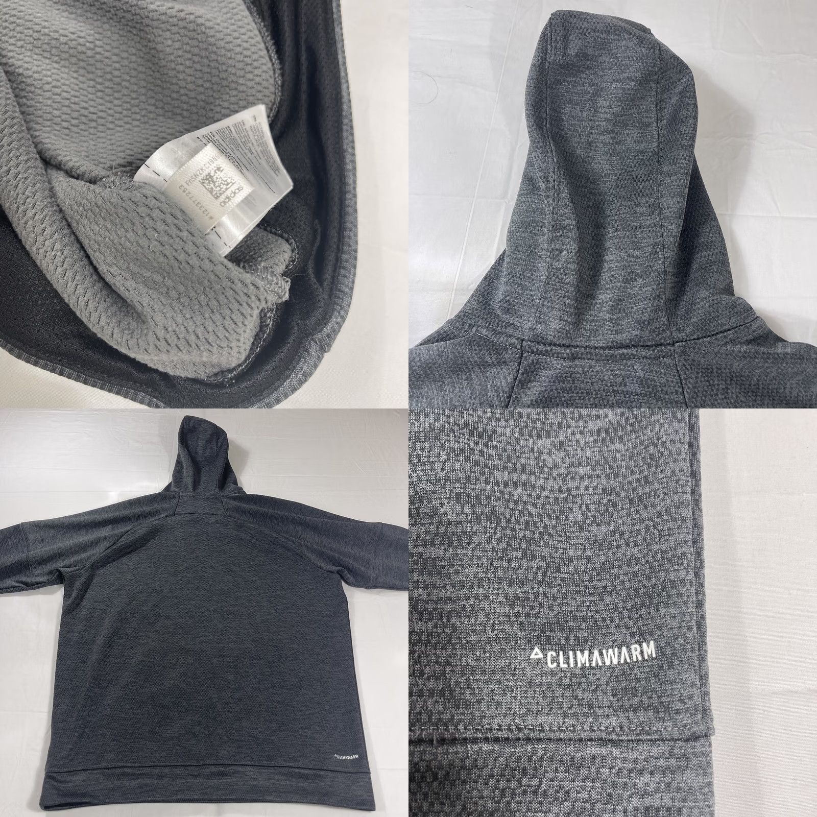 Adidas Adidas Men's XL Hoodie BOS Matrix TI Sweatshirt Climawarm Logo Gray Size US XL / EU 56 / 4 - 10 Thumbnail